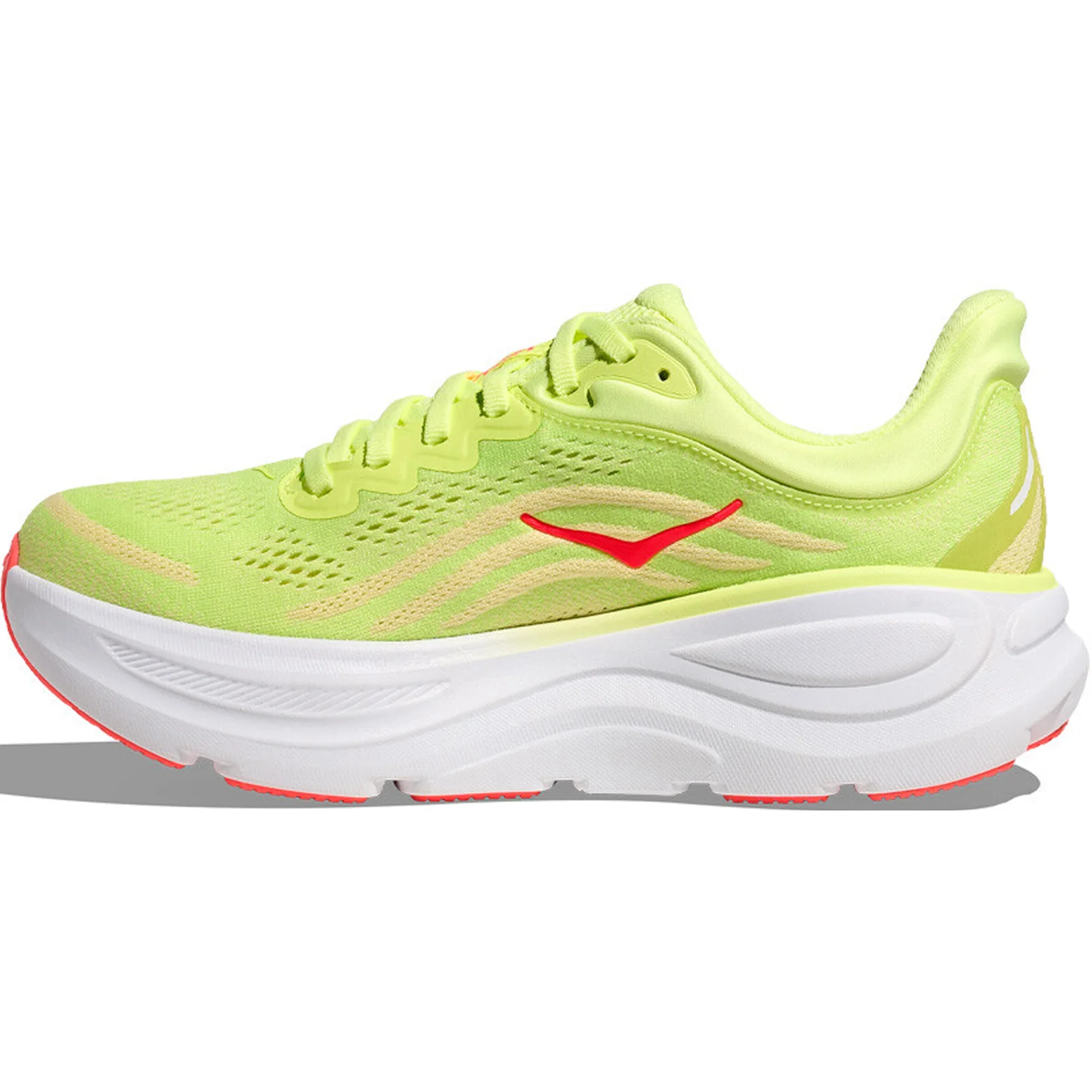 Women's Bondi 9 Running Shoes Neon Yuzu / Sunlight - Image 2