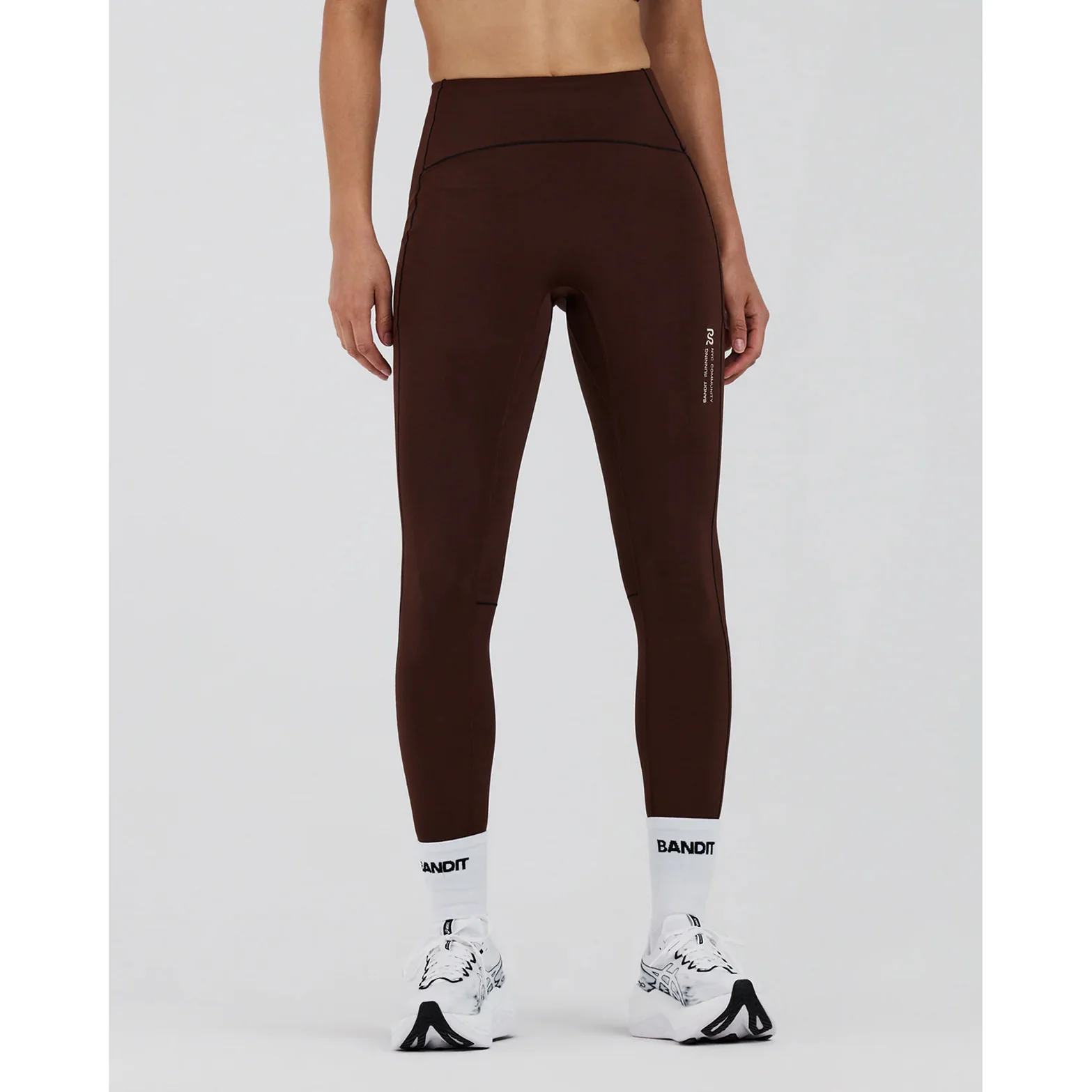 Women's Stamina-V High Waist Leggings Cacao - Image 2