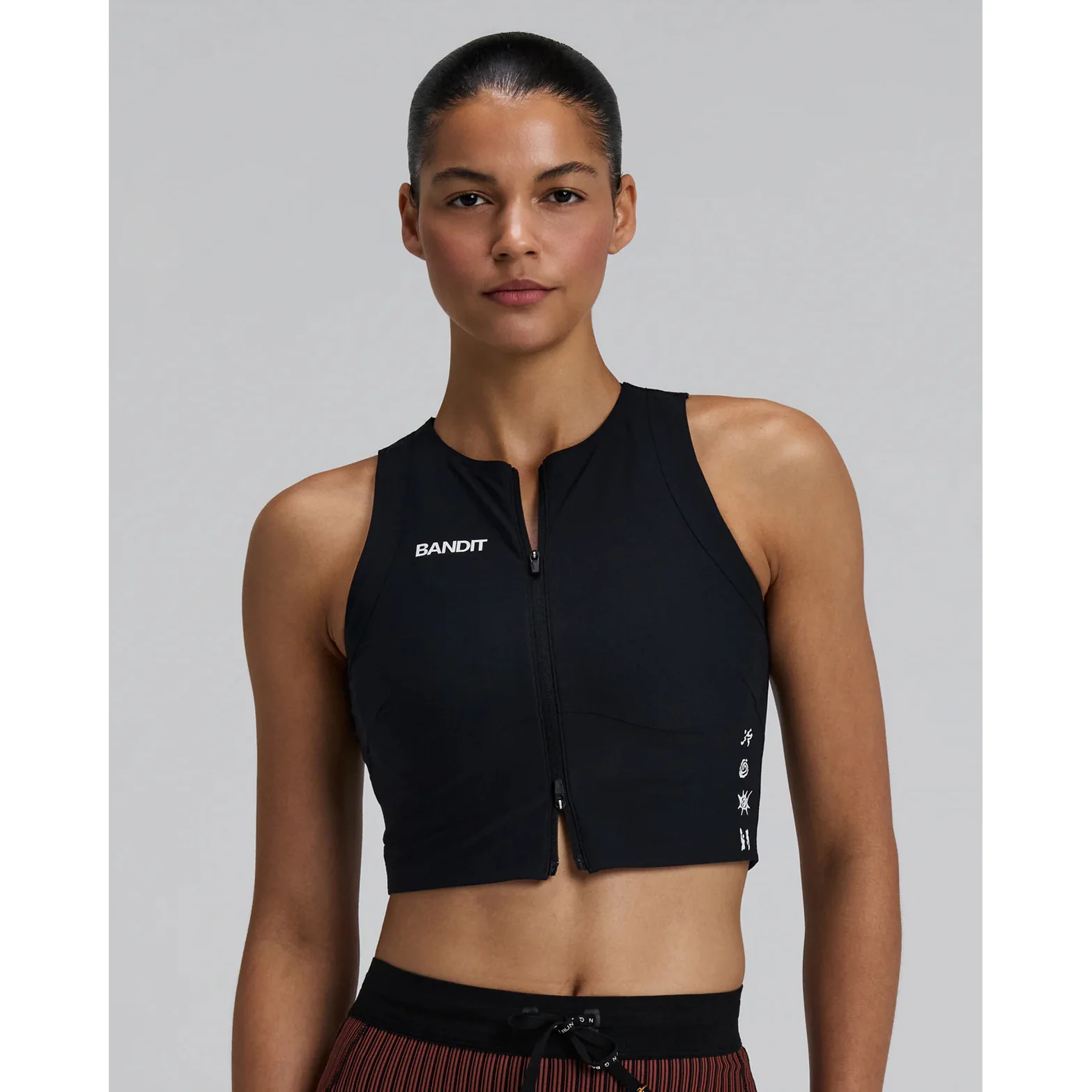 Women's Adapto Distance Race Top Black - Image 2