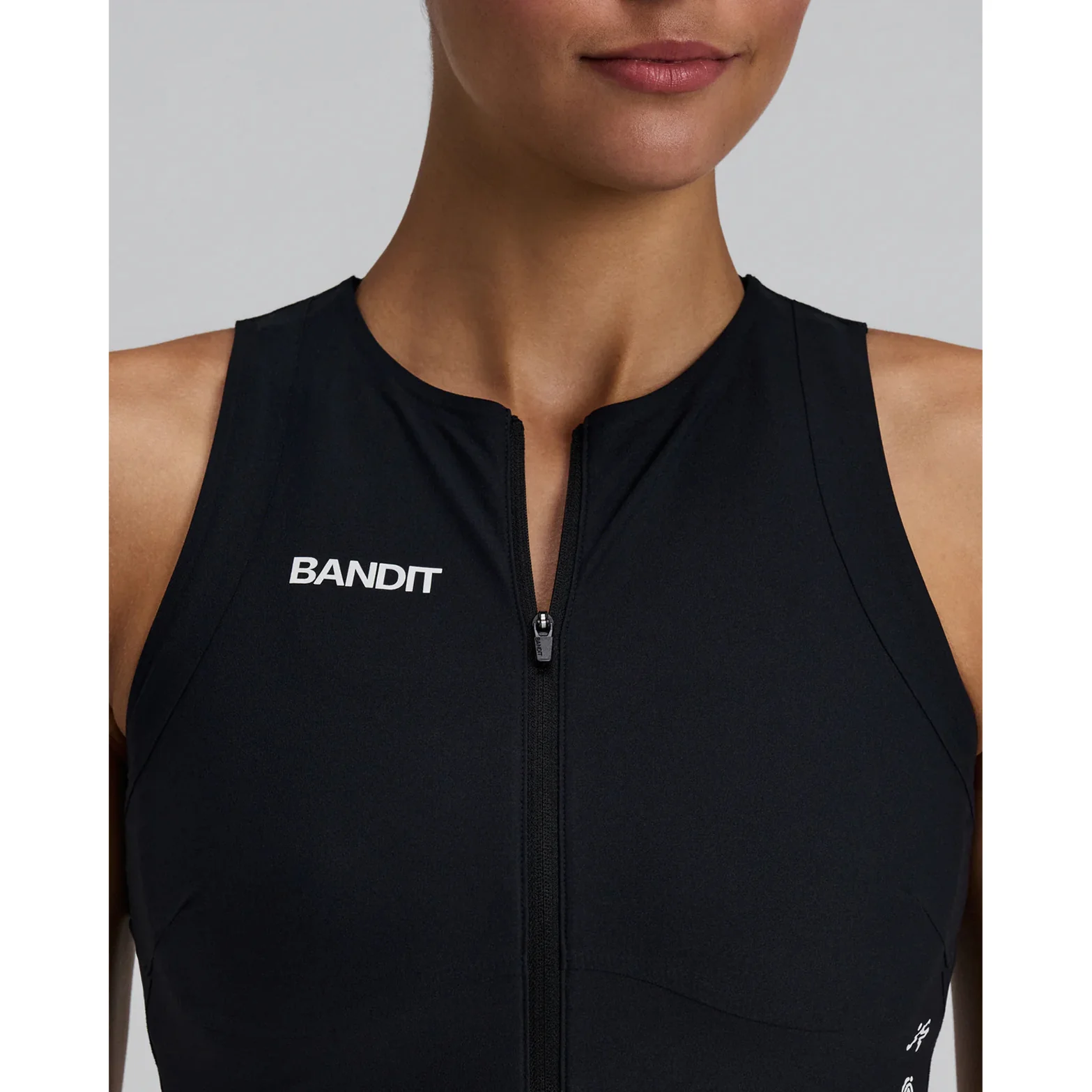 Women's Adapto Distance Race Top Black - Image 4
