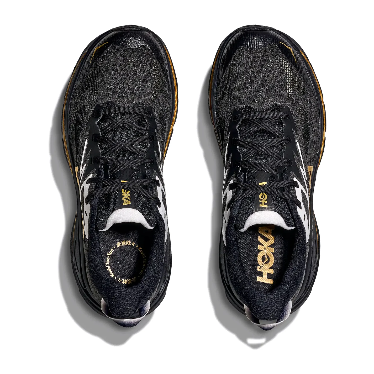 Women's Challenger 8 Koshi Tan-Tan Running Shoes Black / Gold - Image 3