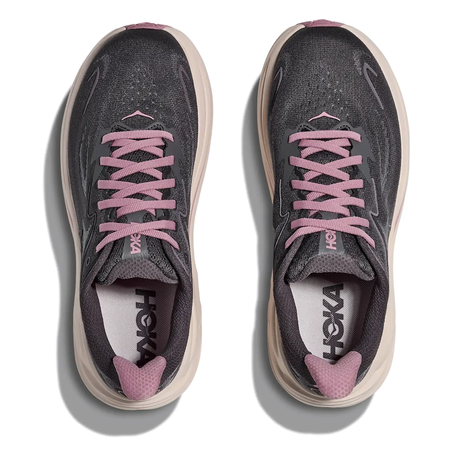 Women's Clifton 10 Running Shoes Galaxy / Dried Rose - Image 3