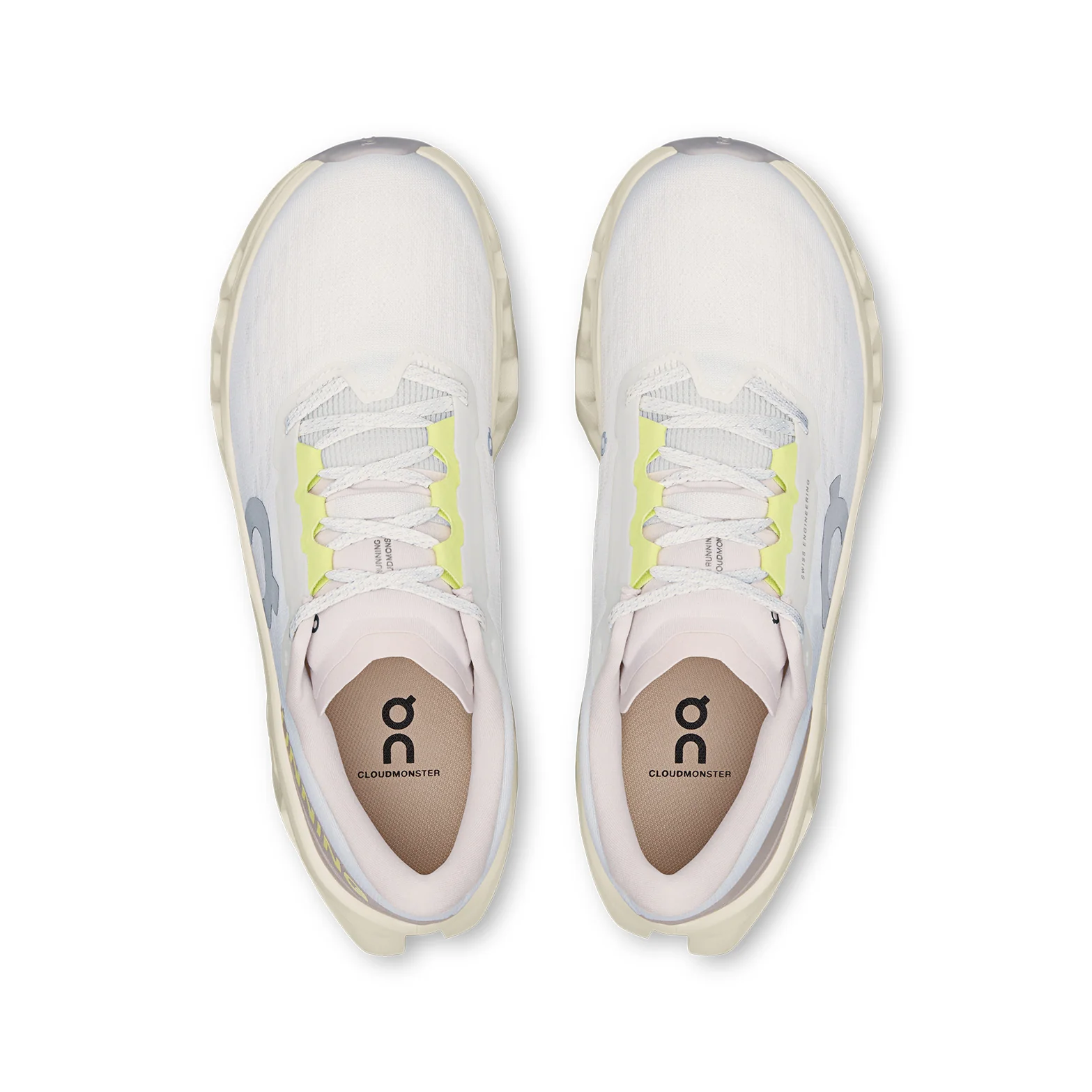 Women's Cloudmonster 3 Running Shoes Ivory / Seedling - Image 3