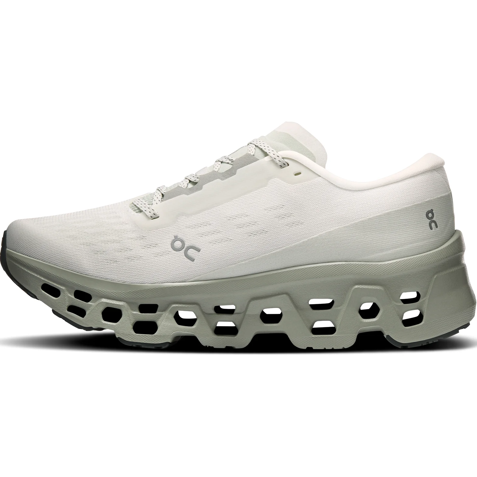 Women's Cloudmonster 3 Running Shoes Ivory / Tin - Image 2