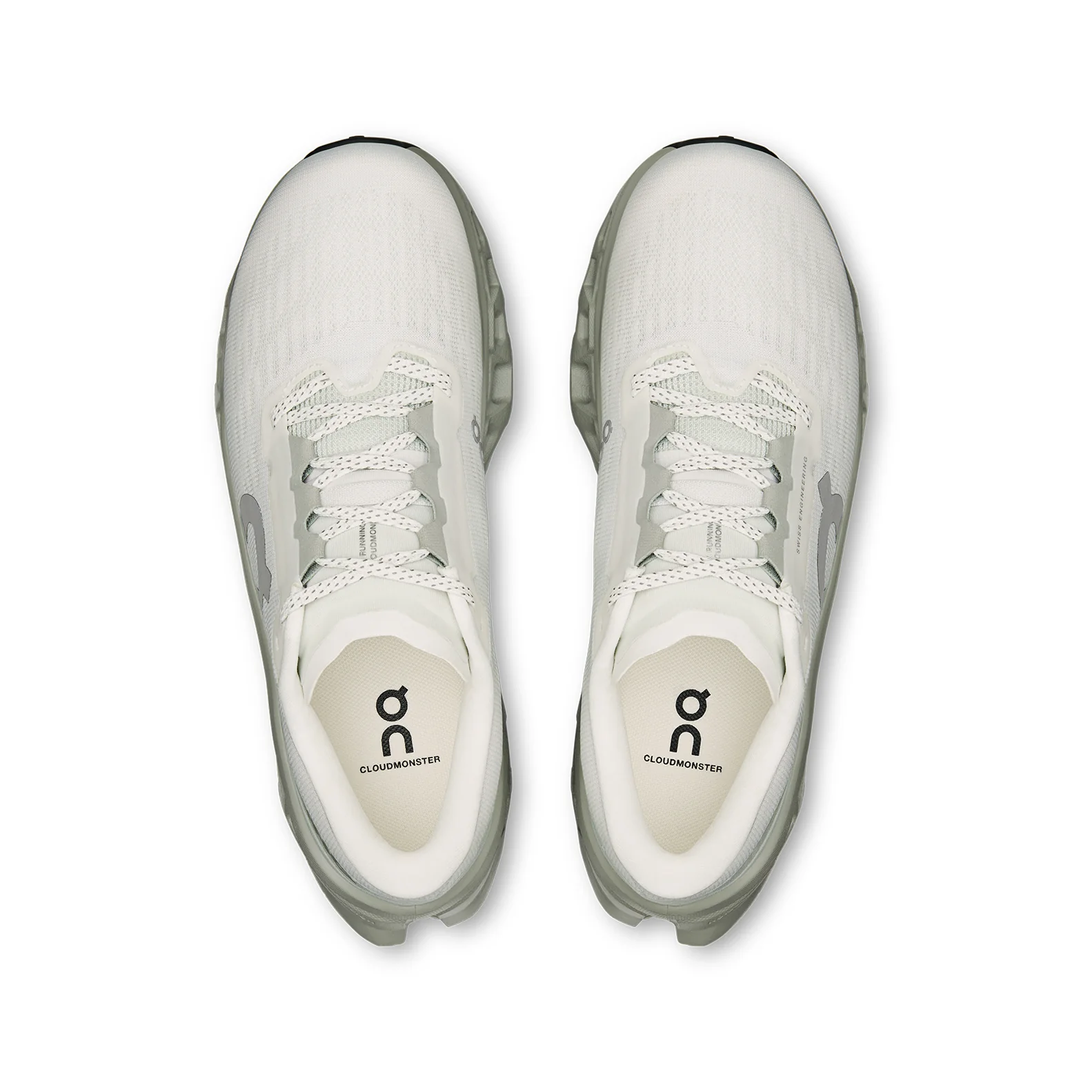Women's Cloudmonster 3 Running Shoes Ivory / Tin - Image 3