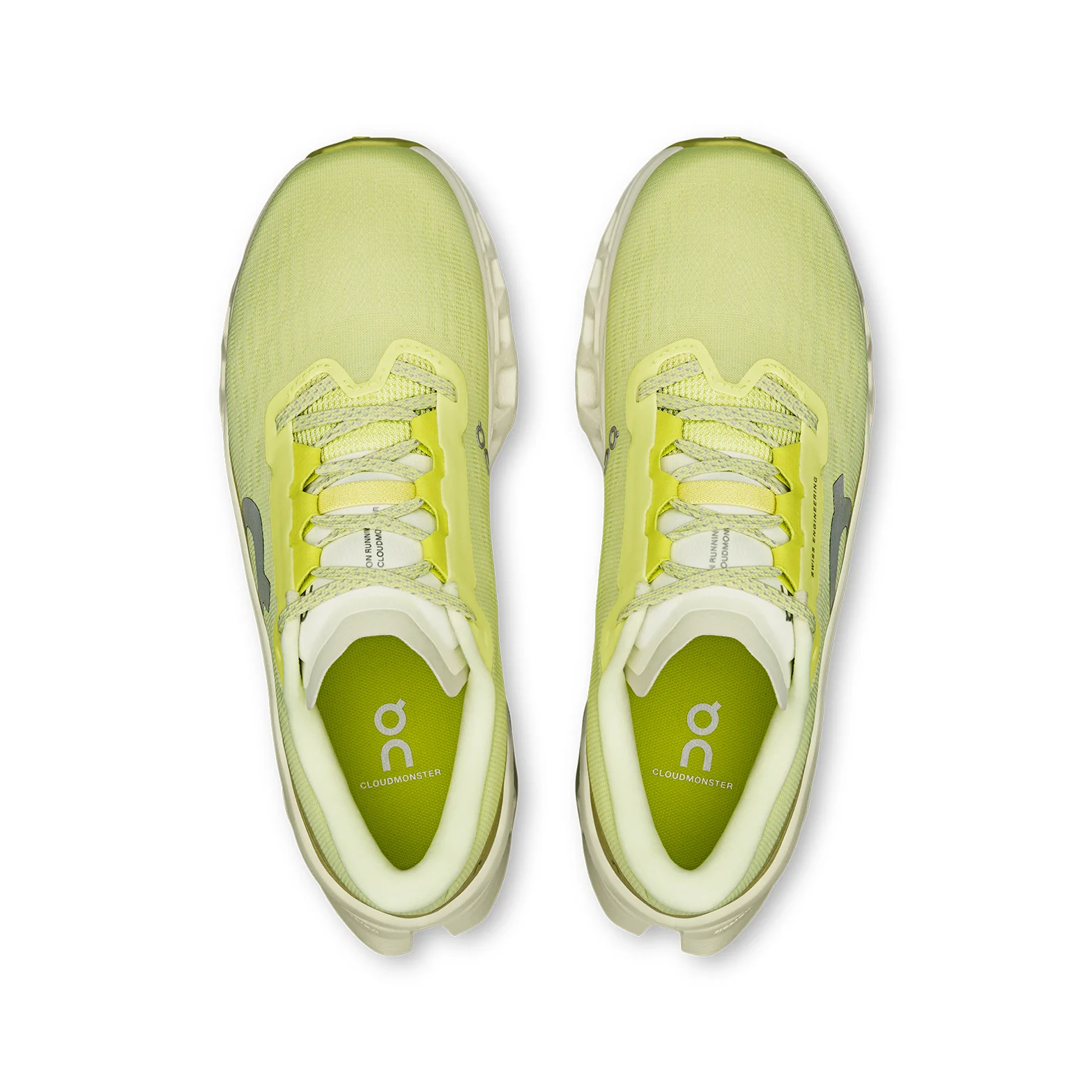 Women's Cloudmonster 3 Running Shoes Limelight / Seedling - Image 4