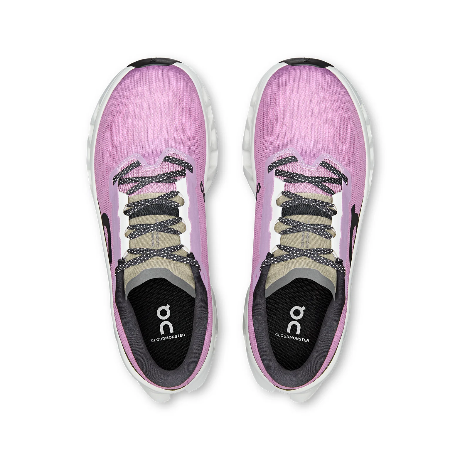 Women's Cloudmonster 3 Running Shoes Sakura / Ivory - Image 3