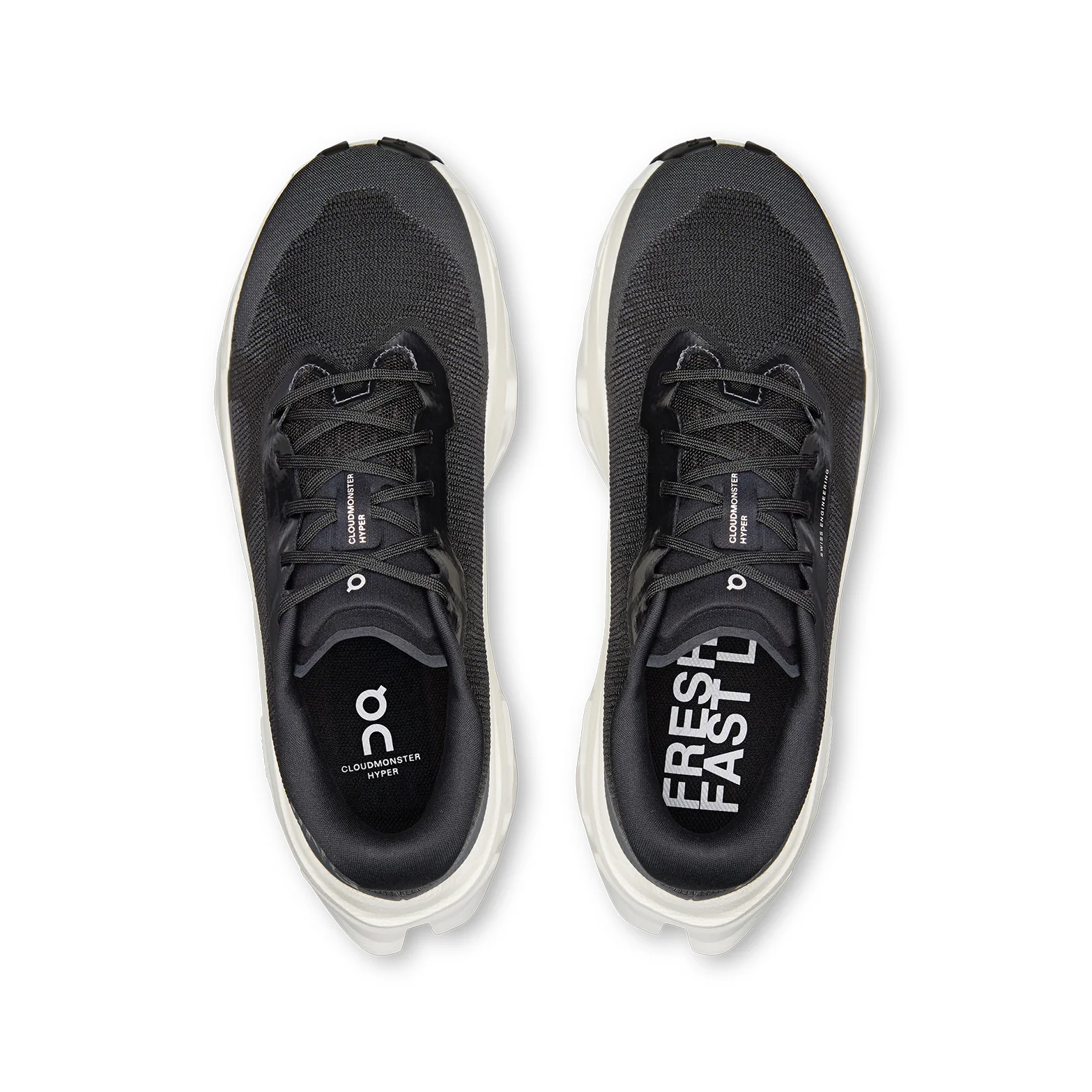Women's Cloudmonster 3 Hyper Black / Ivory - Image 3