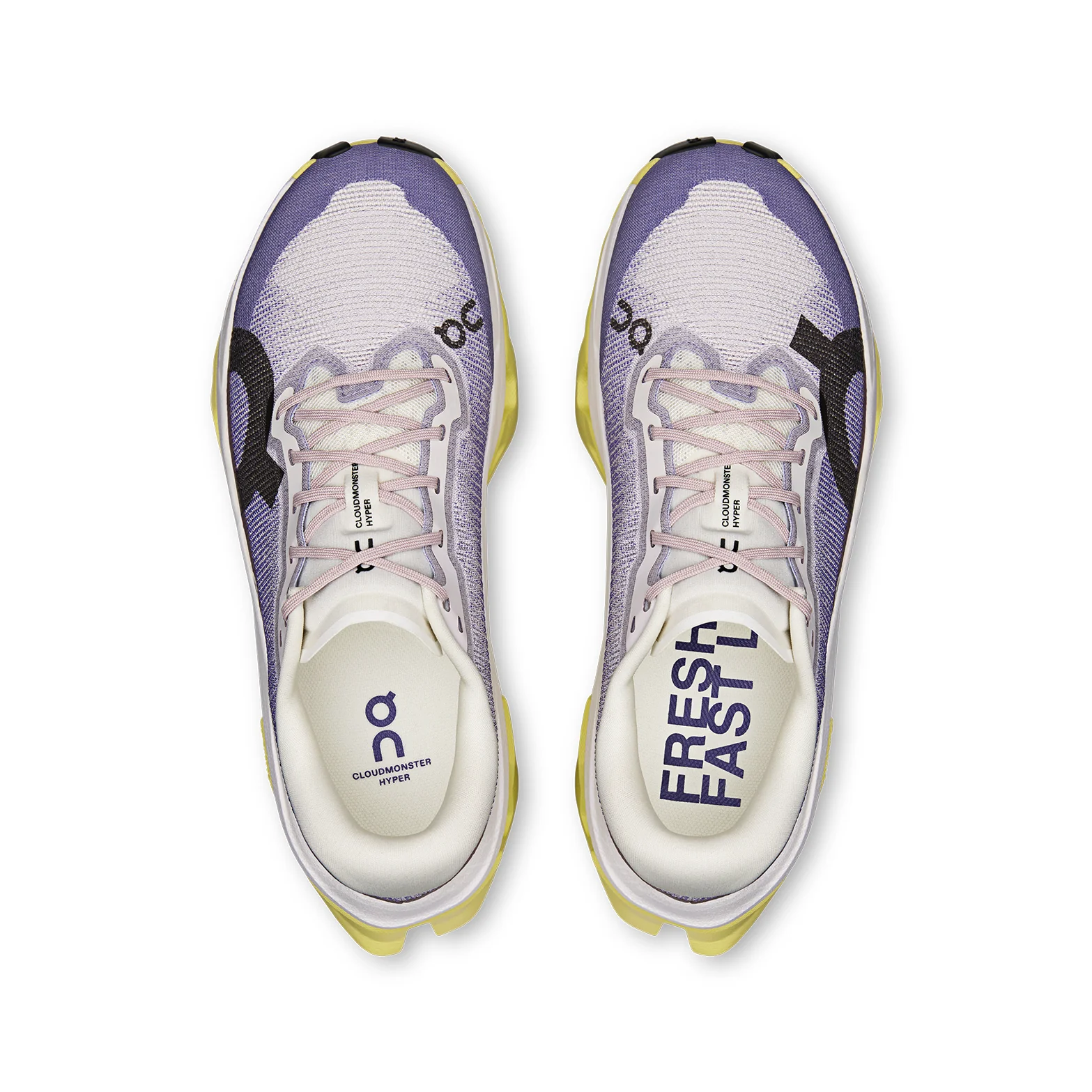 Women's Cloudmonster 3 Hyper Lily / Limelight - Image 3
