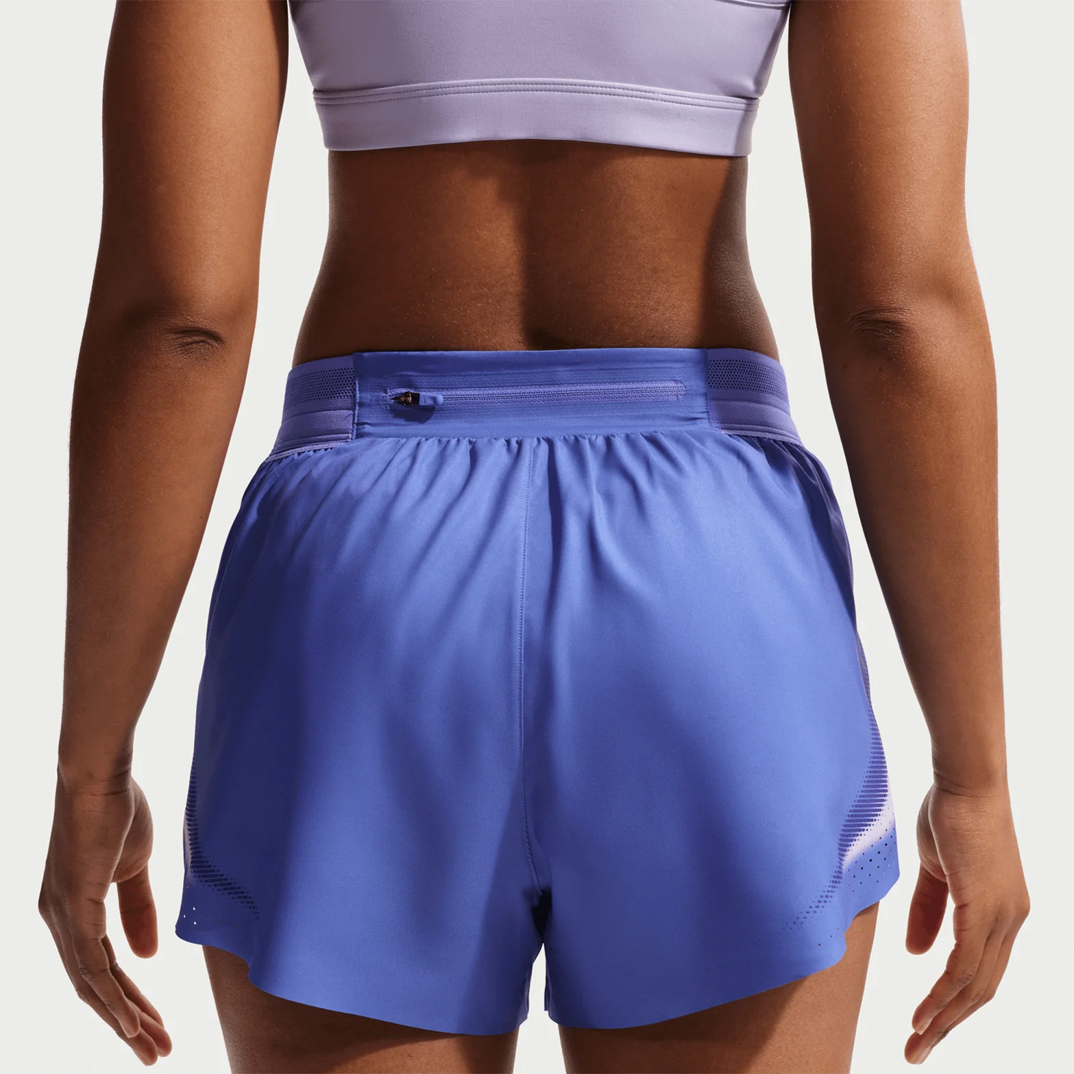 Women's Dri-FIT Aeroswift ADV 3 Inch Running Shorts Sapphire / Hot Lava - Image 2
