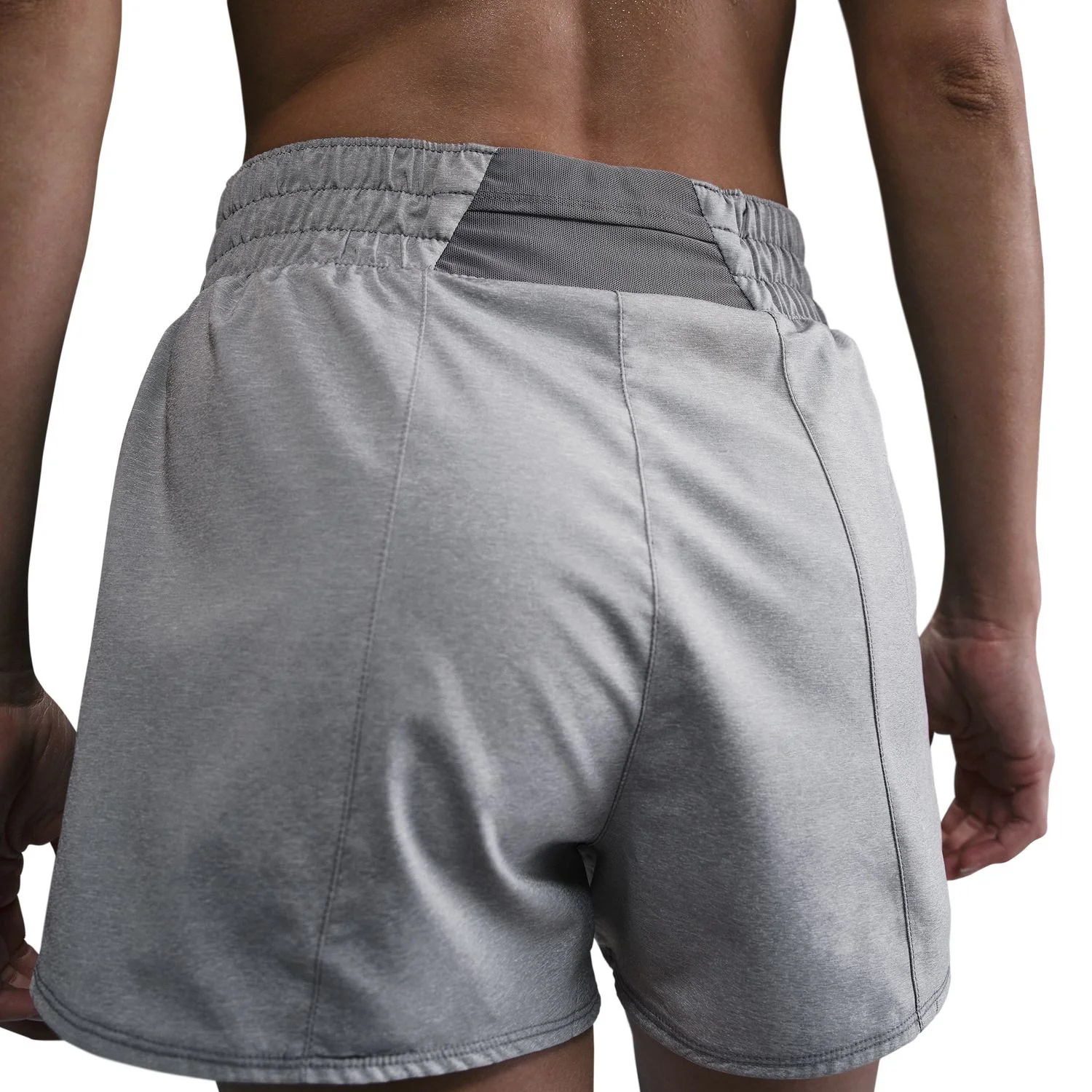 Women's Dri-FIT High-Waisted 3 Inch 2 in 1 Shorts Smoke Grey / Heather / Reflective Silver - Image 5