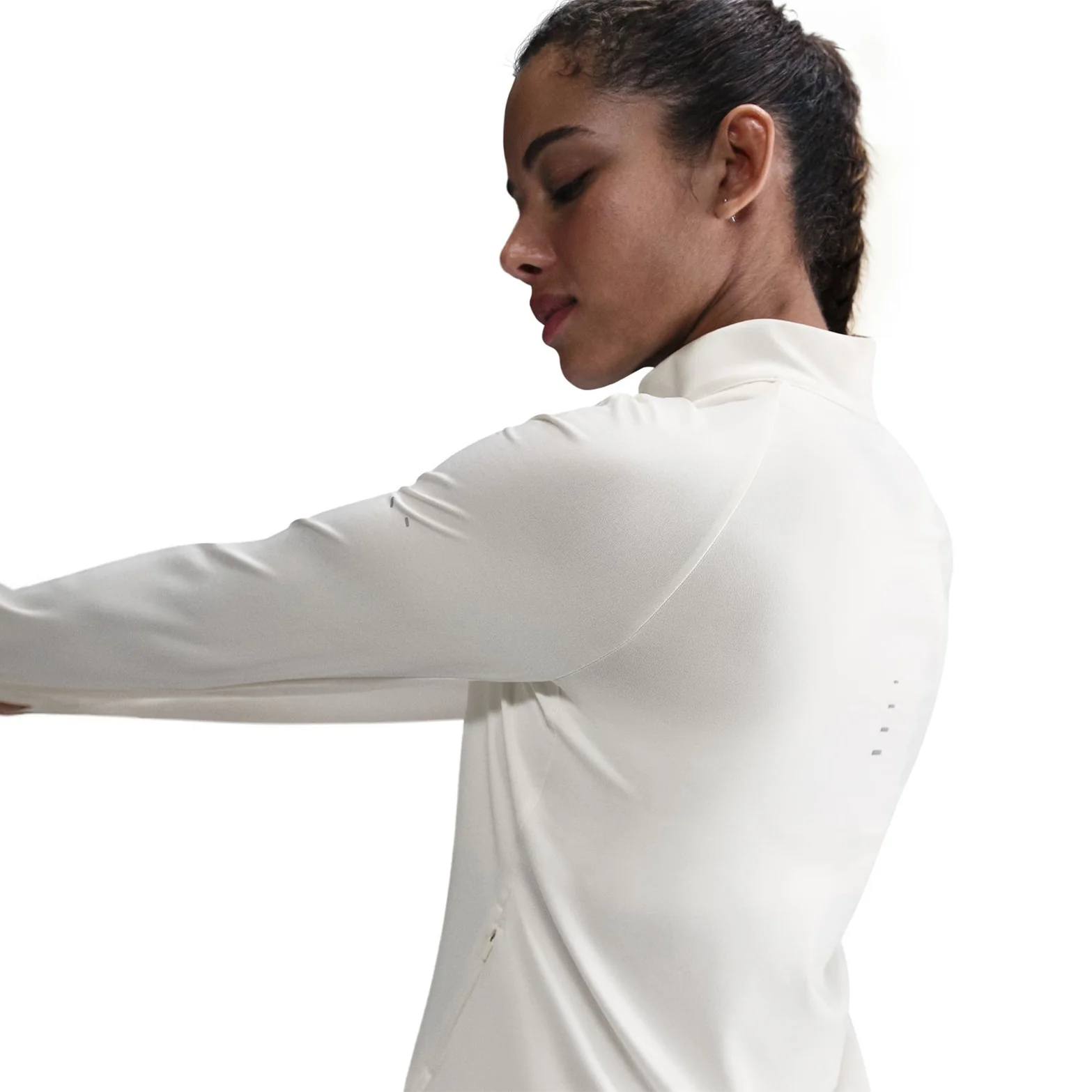 Women's Dri-FIT Swift 1/4 Zip Running Top Sail - Image 2