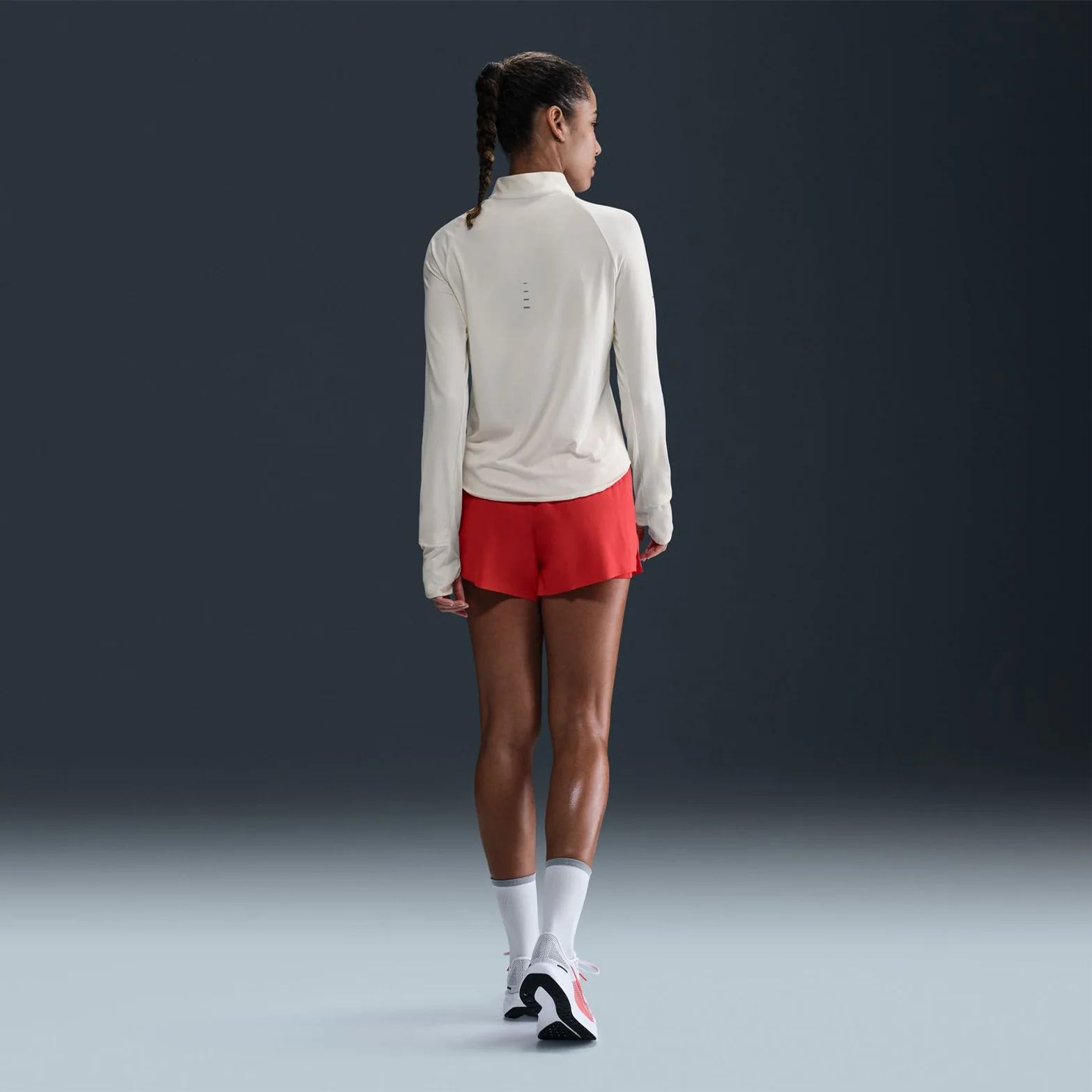 Women's Dri-FIT Swift 1/4 Zip Running Top Sail - Image 4