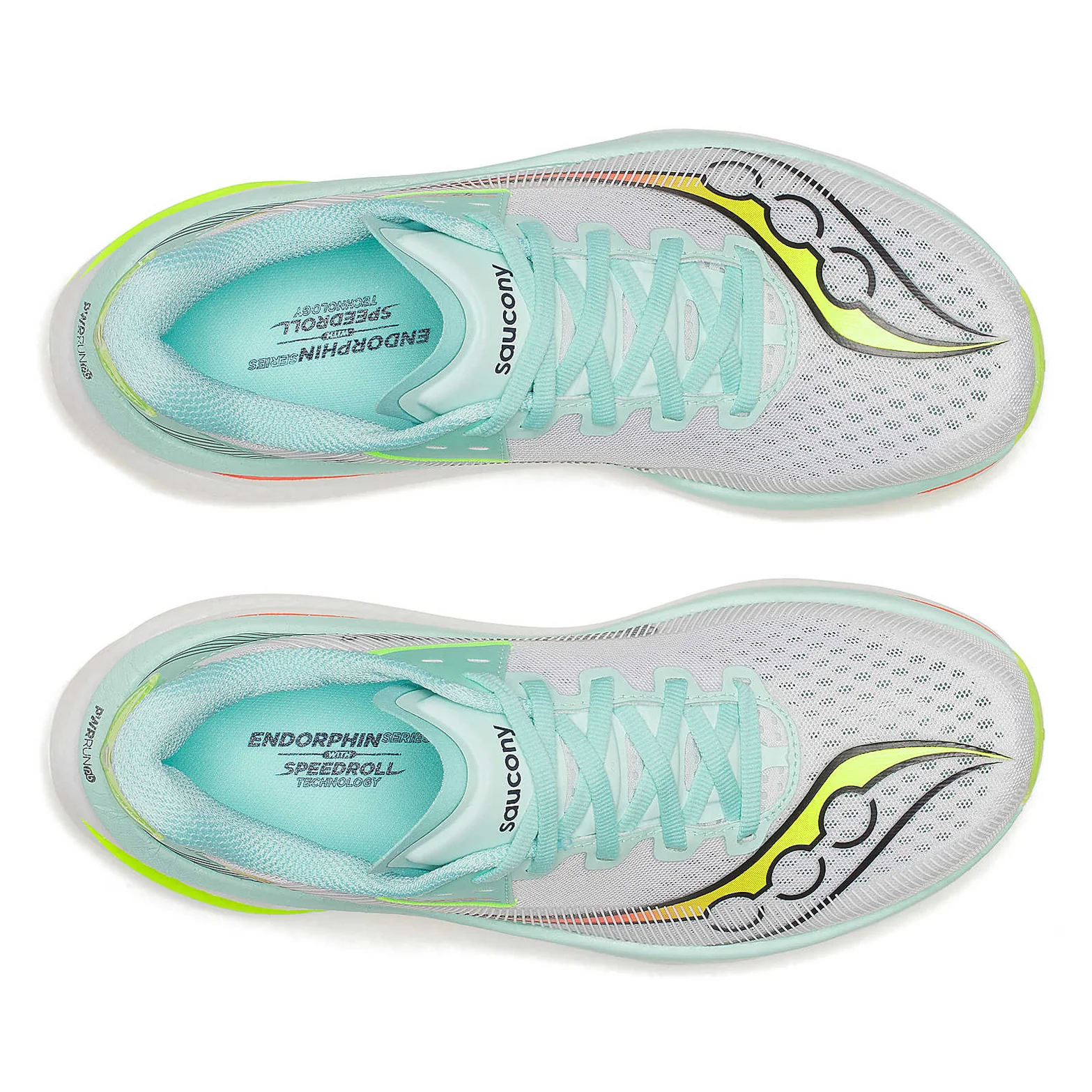 Women's Endorphin Azura Running Shoes White / Splash - Image 3