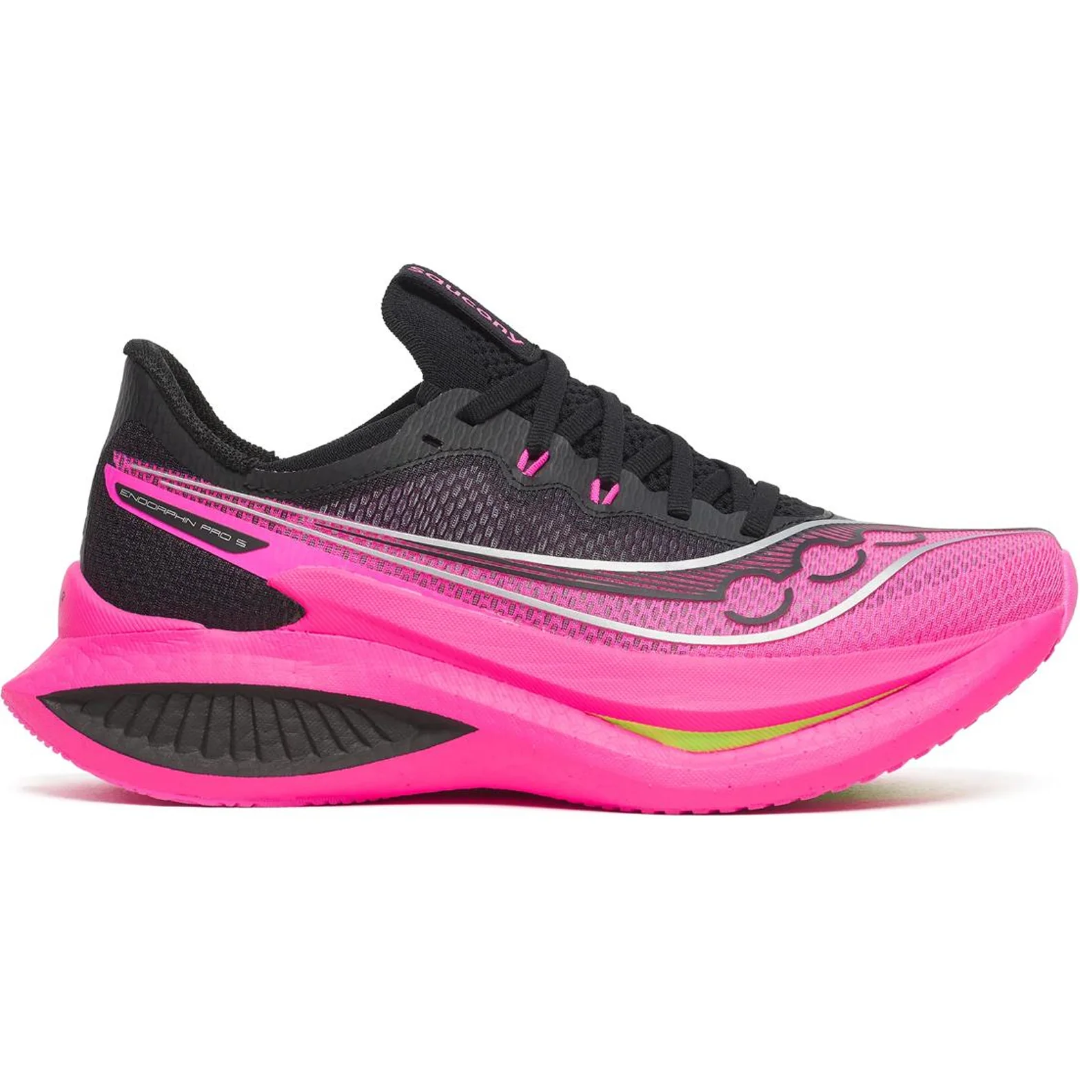 Women's Endorphin Pro 5 Running Shoes Black / Shock