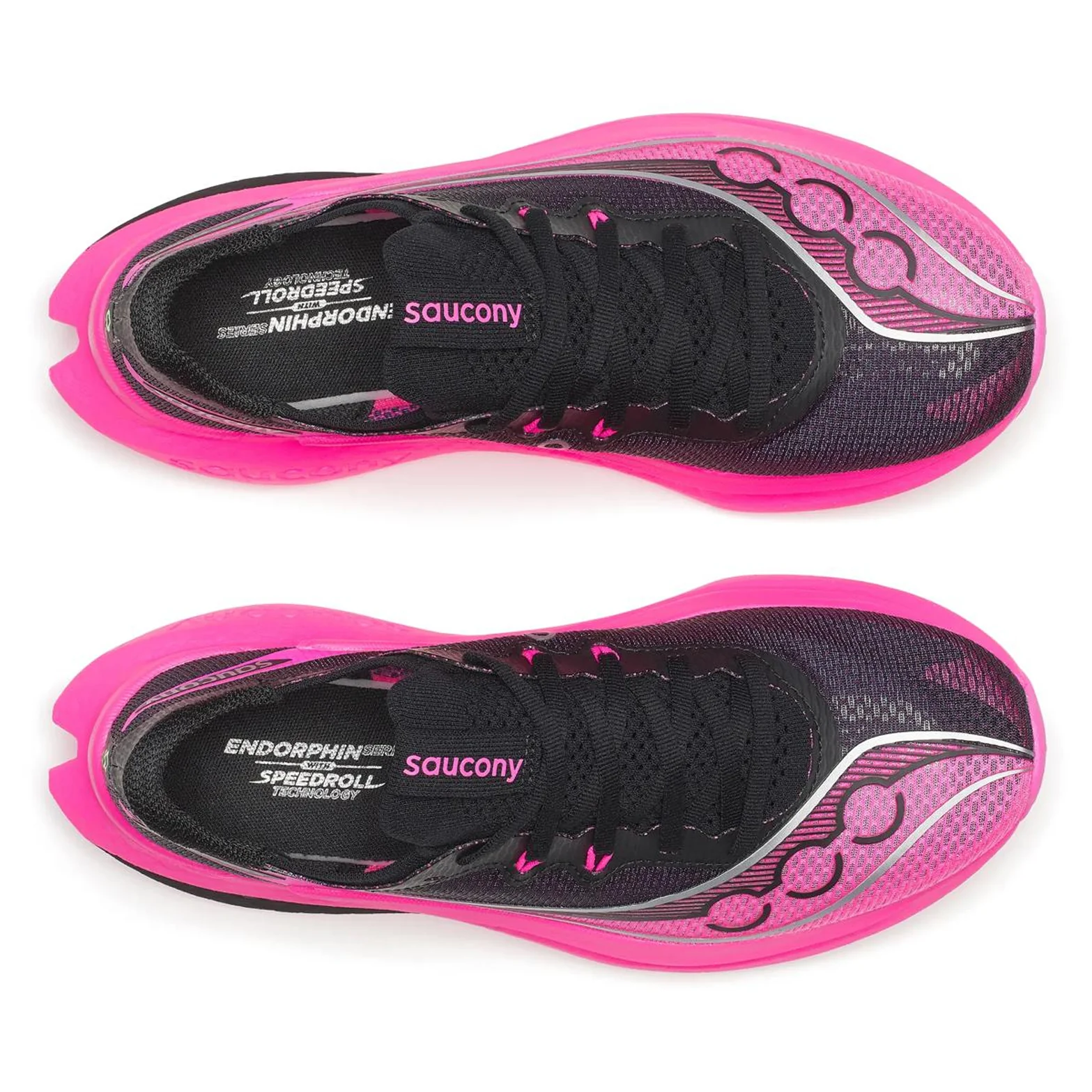 Women's Endorphin Pro 5 Running Shoes Black / Shock - Image 3