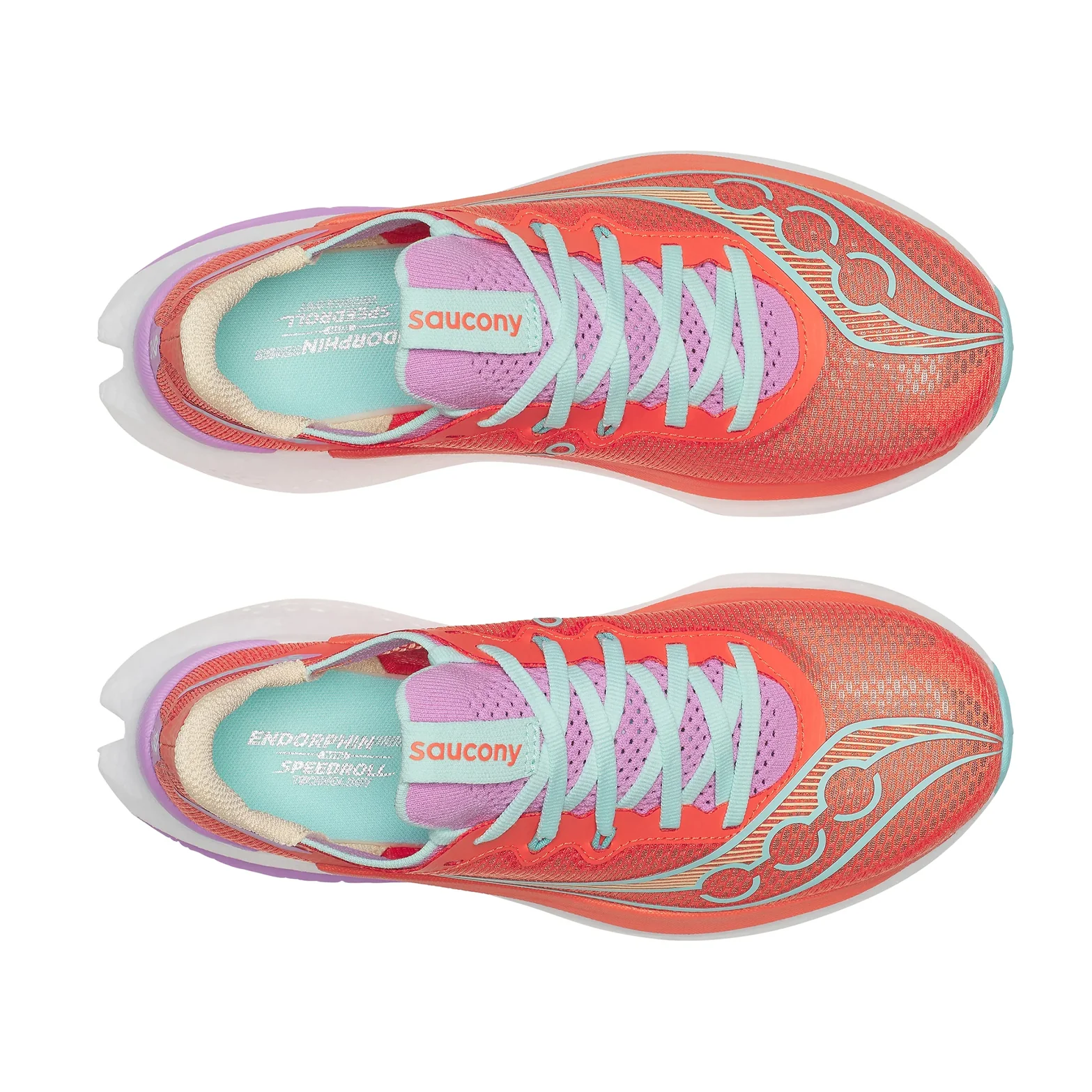 Women's Endorphin Pro 5 Running Shoes Fire / Orchid - Image 3
