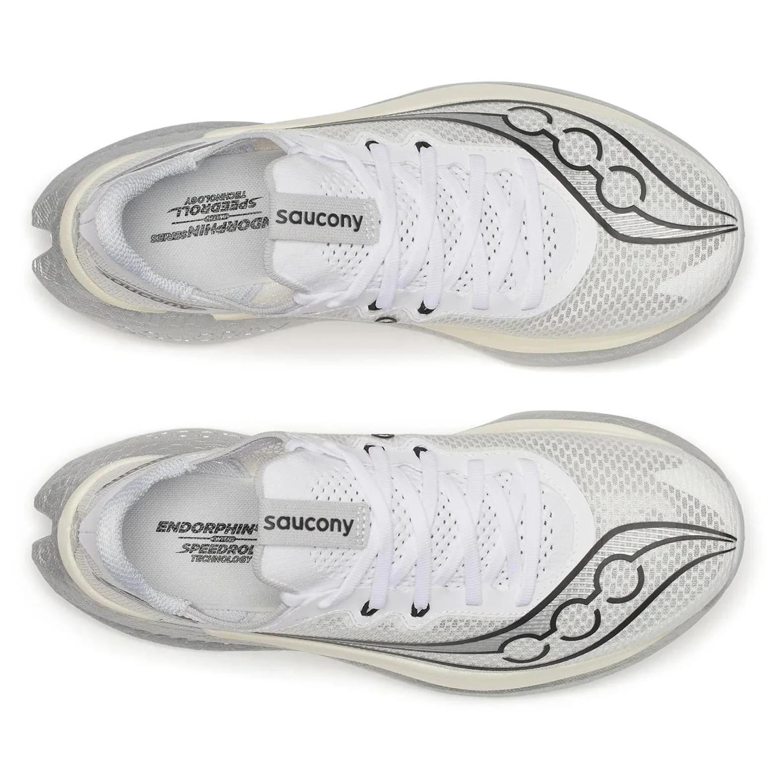 Women's Endorphin Pro 5 Running Shoes White / Black - Image 3