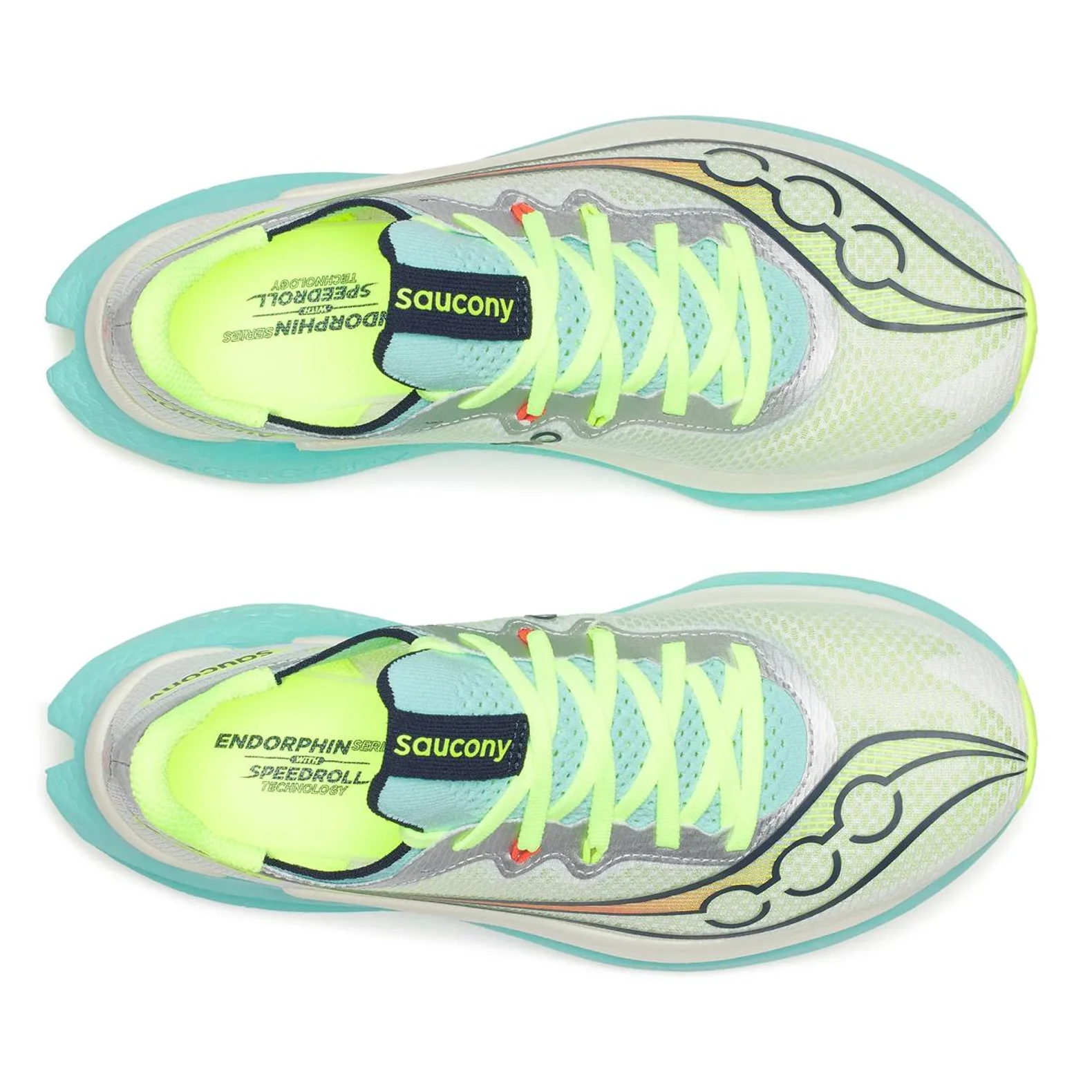 Women's Endorphin Pro 5 Running Shoes White / Splash - Image 3