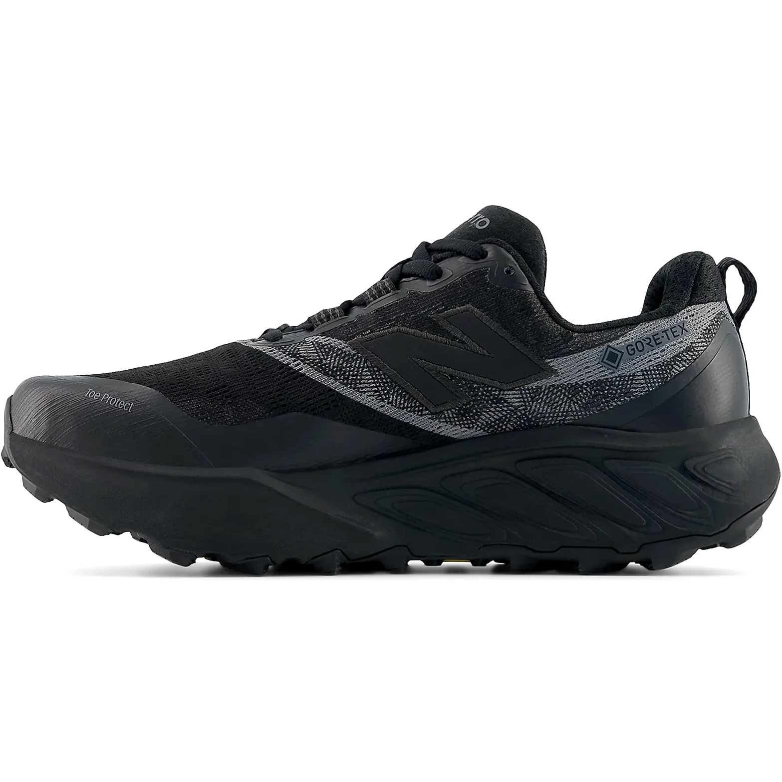 Women's Fresh Foam X Hierro v9 GORE-TEX Trail Running Shoes Black / Timberwolf / Castlerock - Image 2