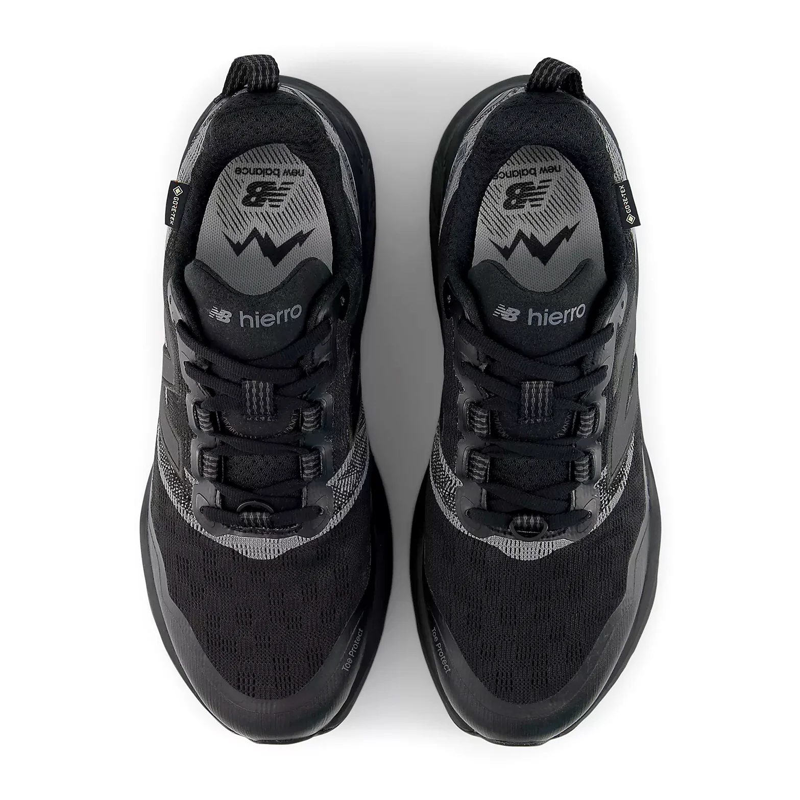 Women's Fresh Foam X Hierro v9 GORE-TEX Wide Fit Trail Running Shoes Black / Timberwolf / Castlerock - Image 3