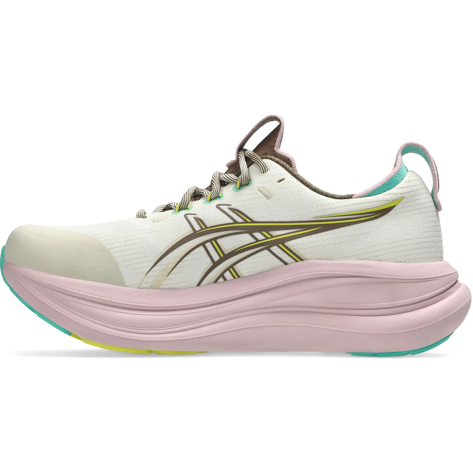 Women's Gel-Nimbus 28 TR Running Shoes Light Dust / Clay Canyon - Image 2