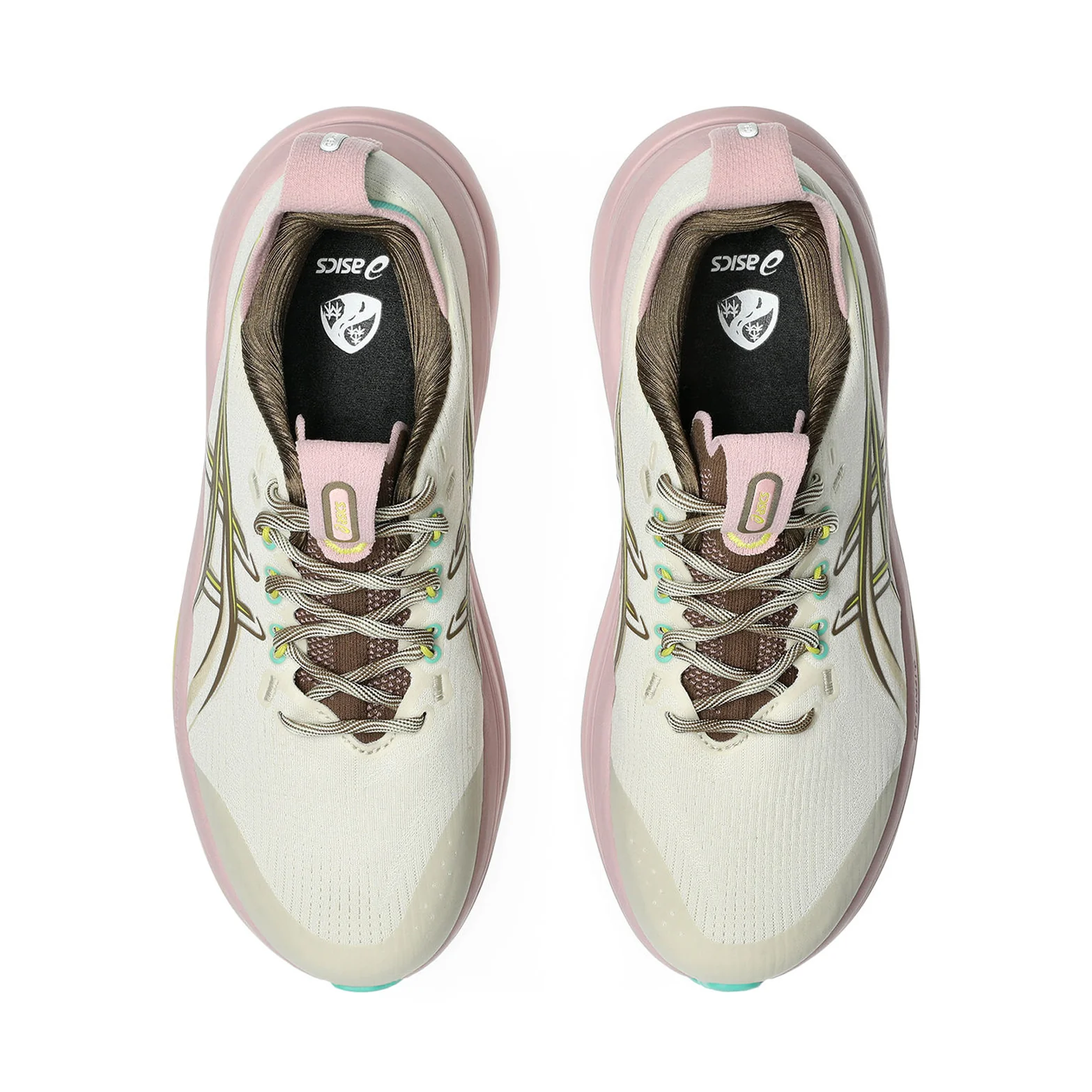 Women's Gel-Nimbus 28 TR Running Shoes Light Dust / Clay Canyon - Image 3
