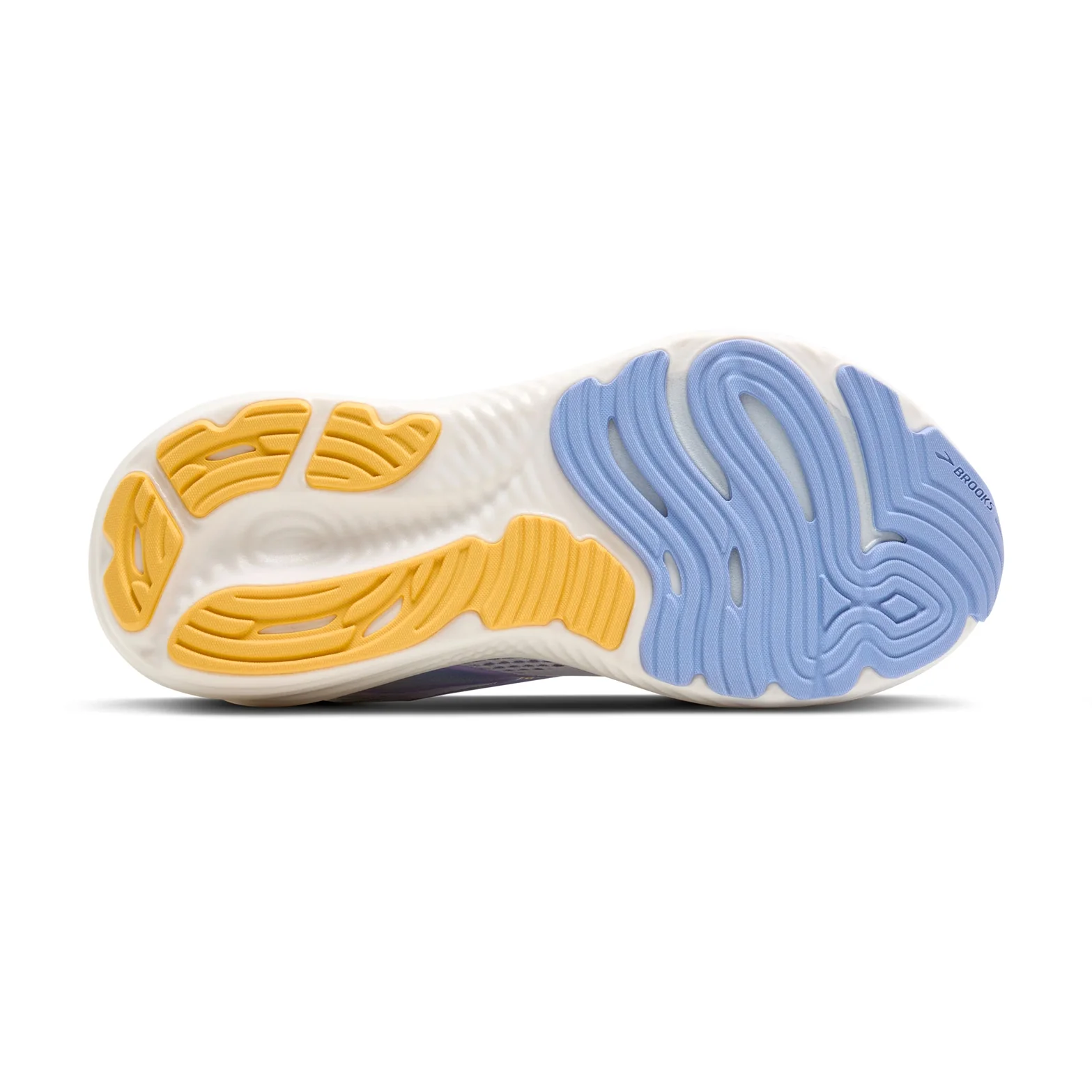 Women's Glycerin 22 Running Shoes White / Blue Heron / Apricot - Image 4