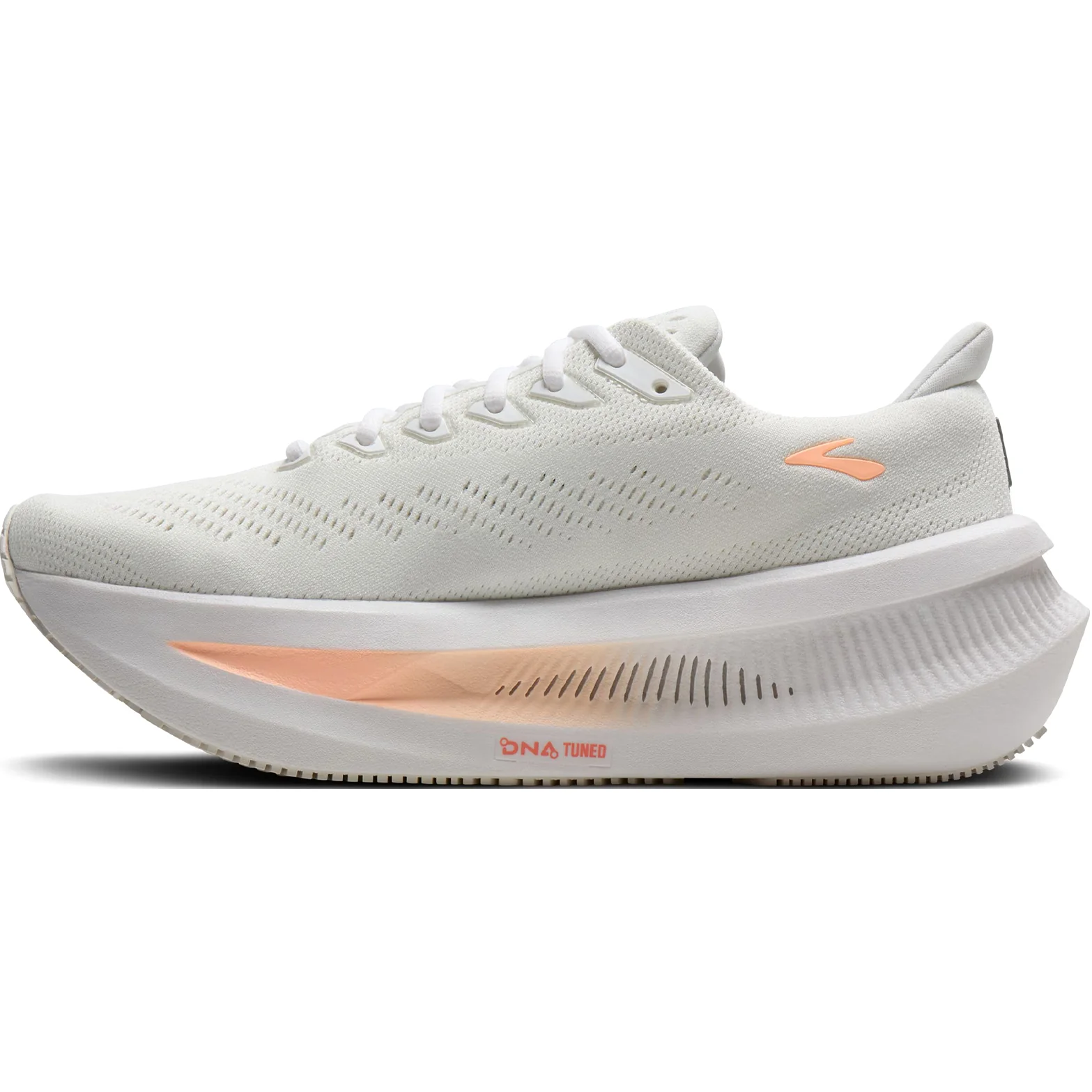 Women's Glycerin Max 2 Running Shoes White / Coral / Peach - Image 2