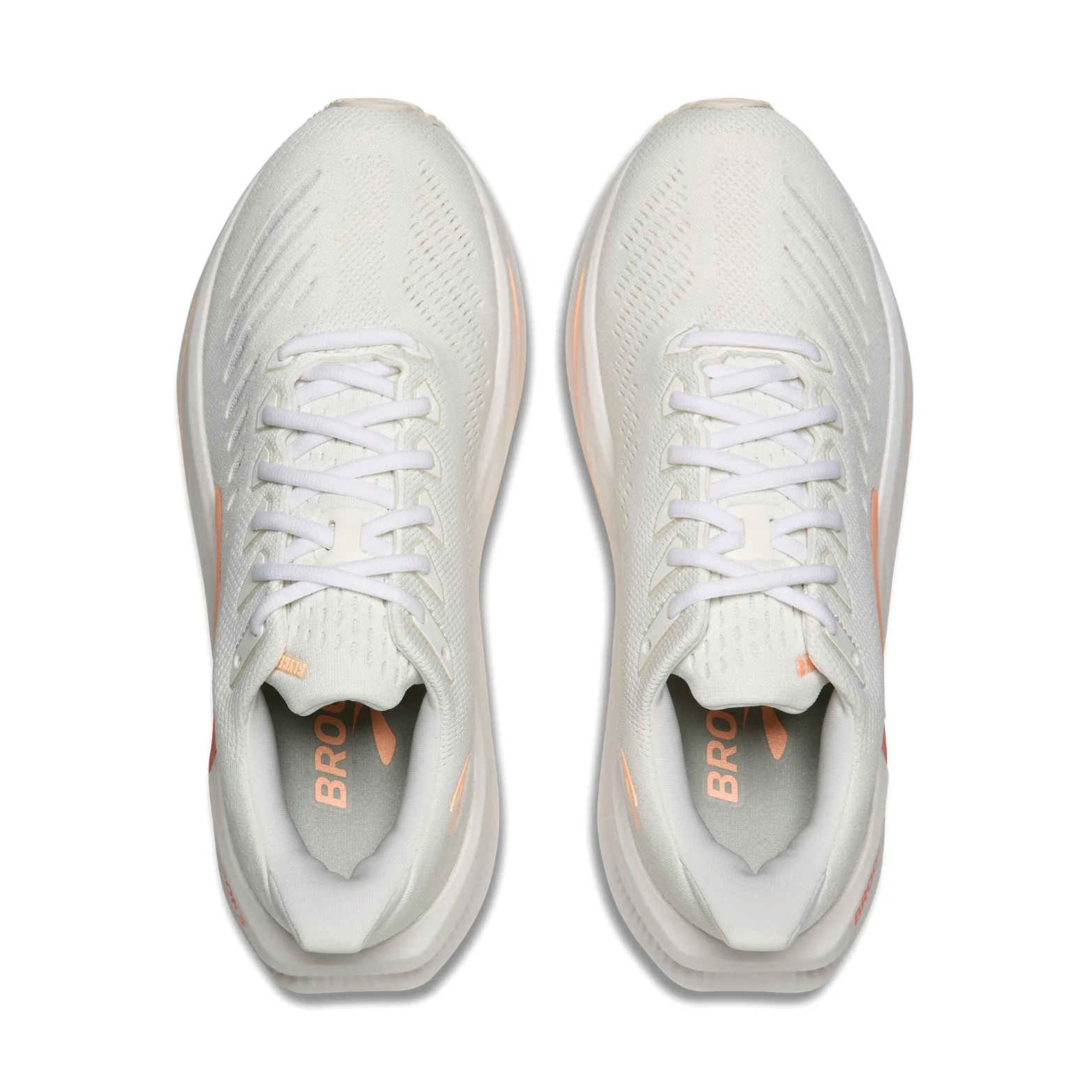 Women's Glycerin Max 2 Running Shoes White / Coral / Peach - Image 3