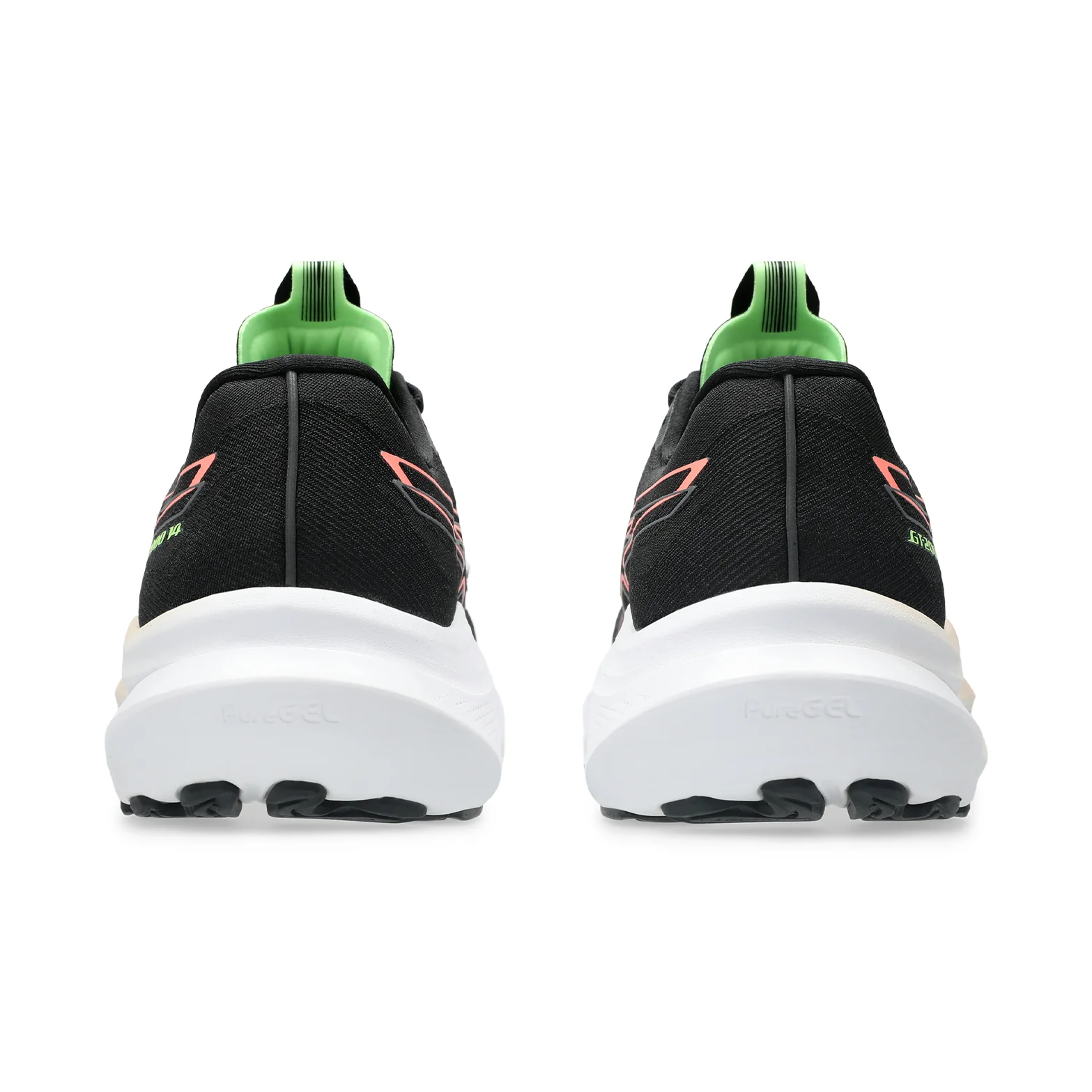 Women's GT-2000 14 Running Shoes Black / Sun Coral - Image 5