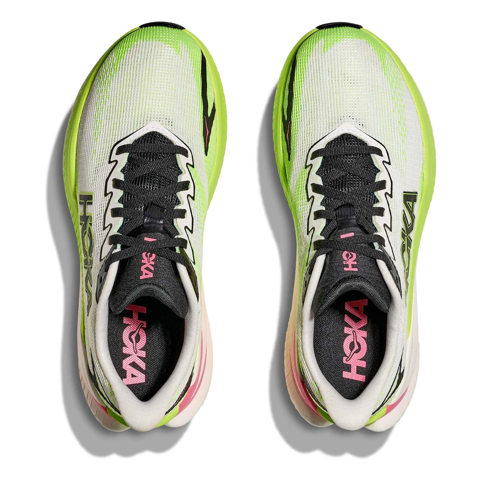 Women's Mach X 3 Running Shoes White / Neon Lime - Image 3