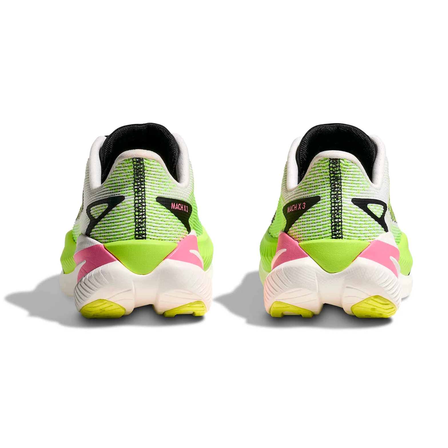 Women's Mach X 3 Running Shoes White / Neon Lime - Image 5