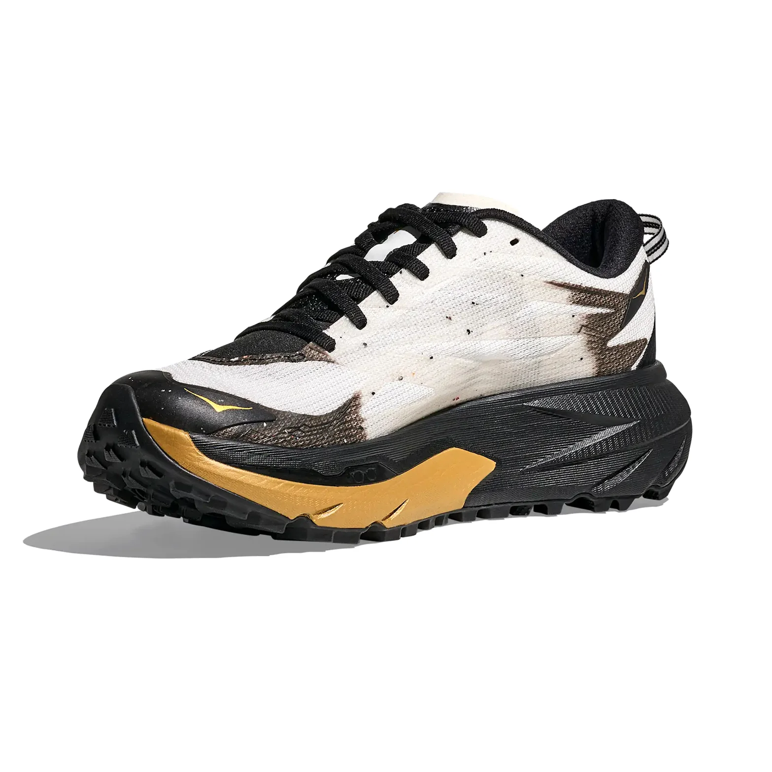 Women's Mafate 5 Koshi Tan-Tan Trail Running Shoes Black / Gold - Image 2