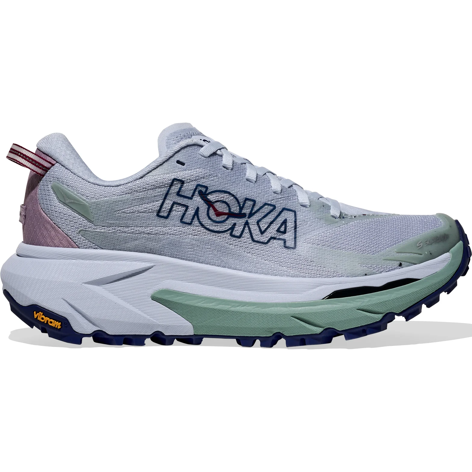 Women's Mafate 5 Trail Running Shoes Ambient Blue / Rosemary
