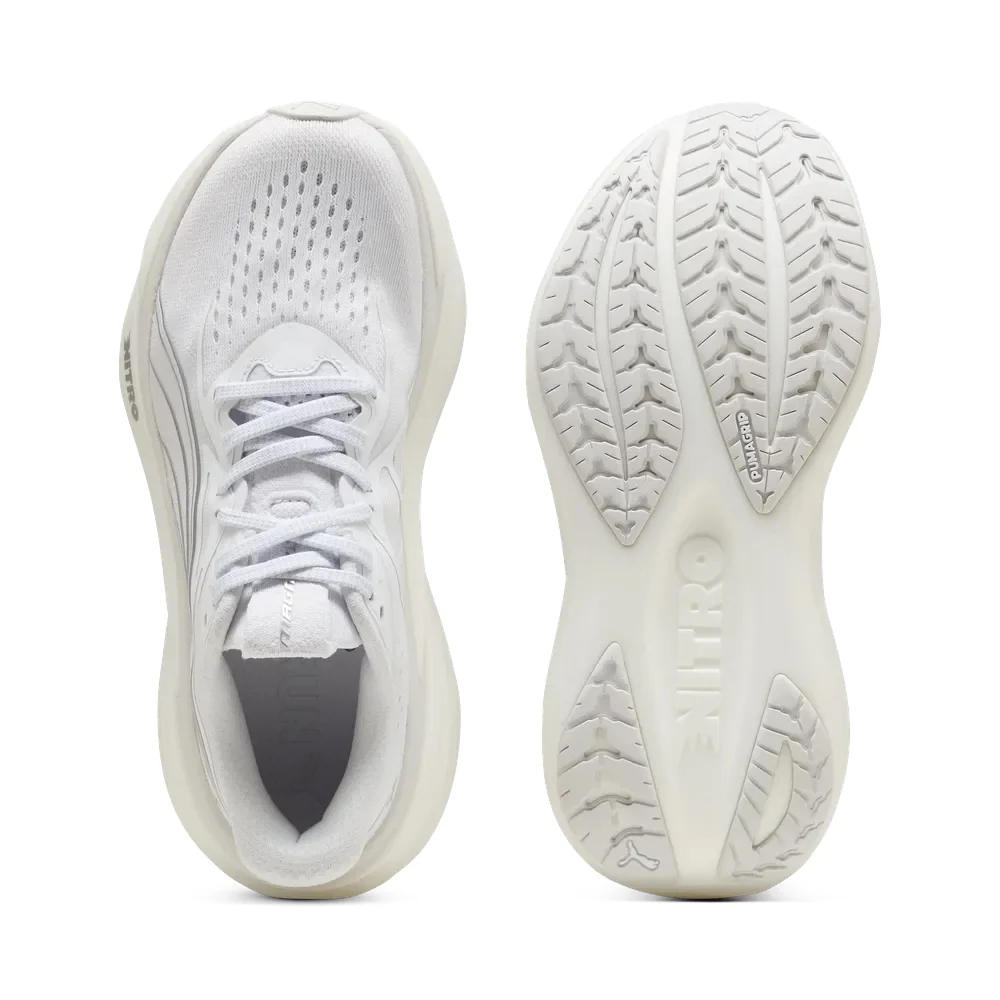 Women's MagMax NITRO 2 Running Shoes Puma White / Puma Silver - Image 3