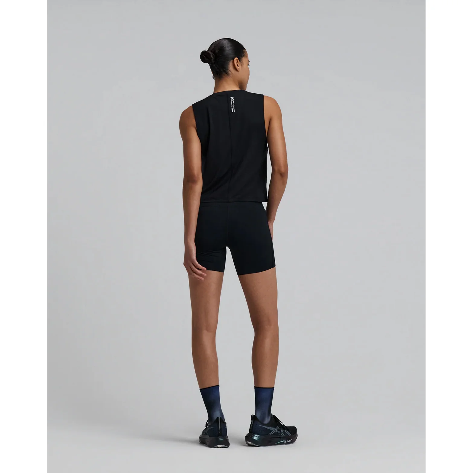Women's Micromesh Run Tank Black - Image 5
