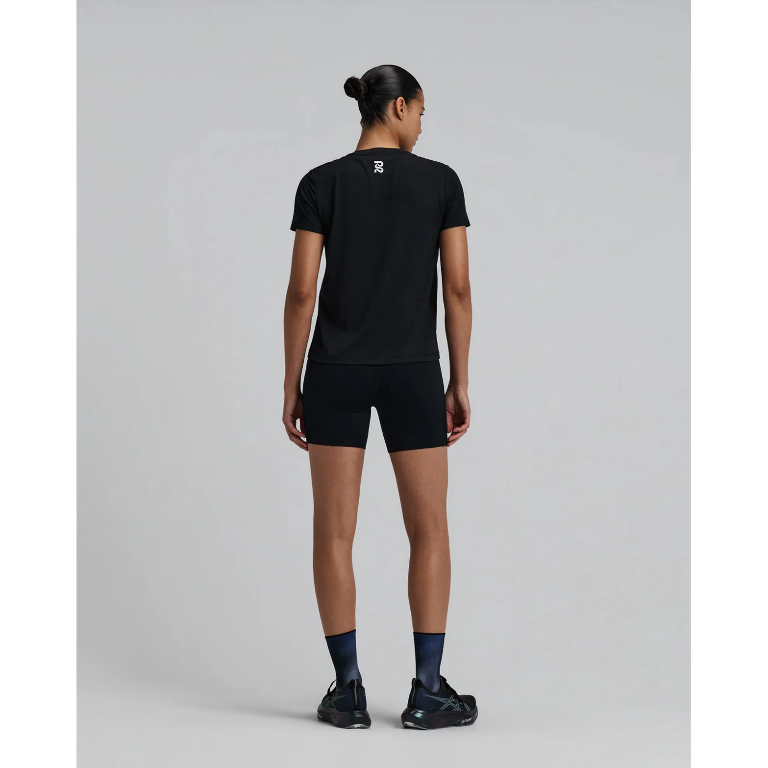 Women's Micromesh Run Tee Black - Image 6