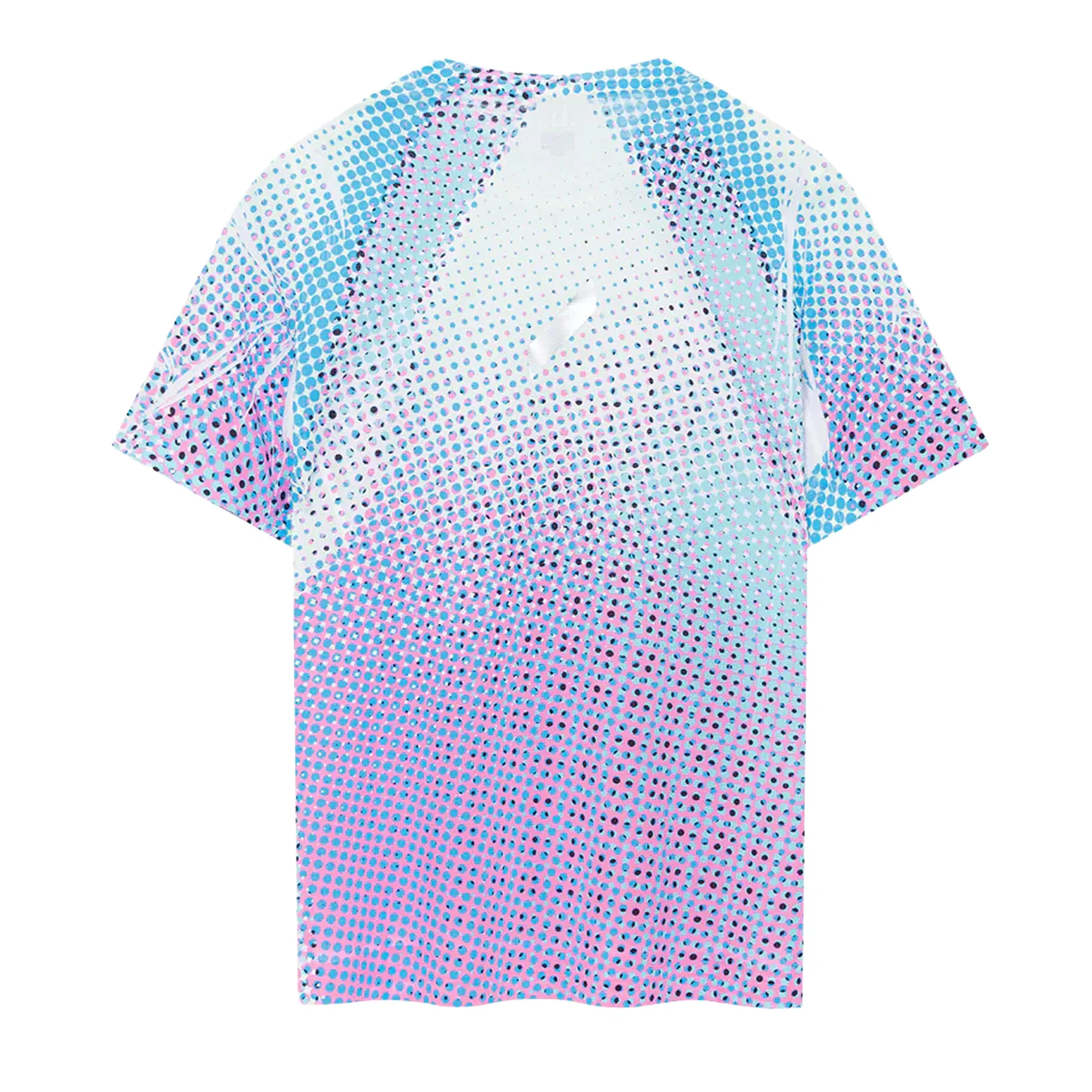 Women's Printed Tech Tee Blue / Magenta - Image 2