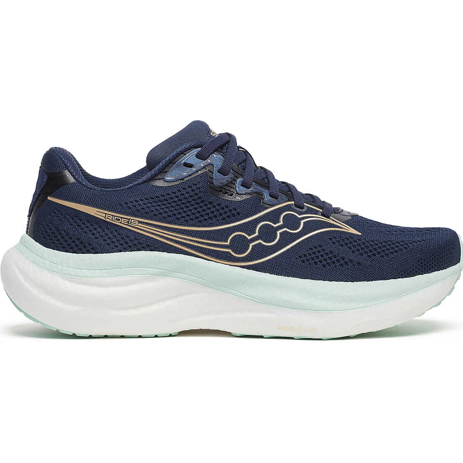 Women's Ride 19 Running Shoes Navy / Aqua