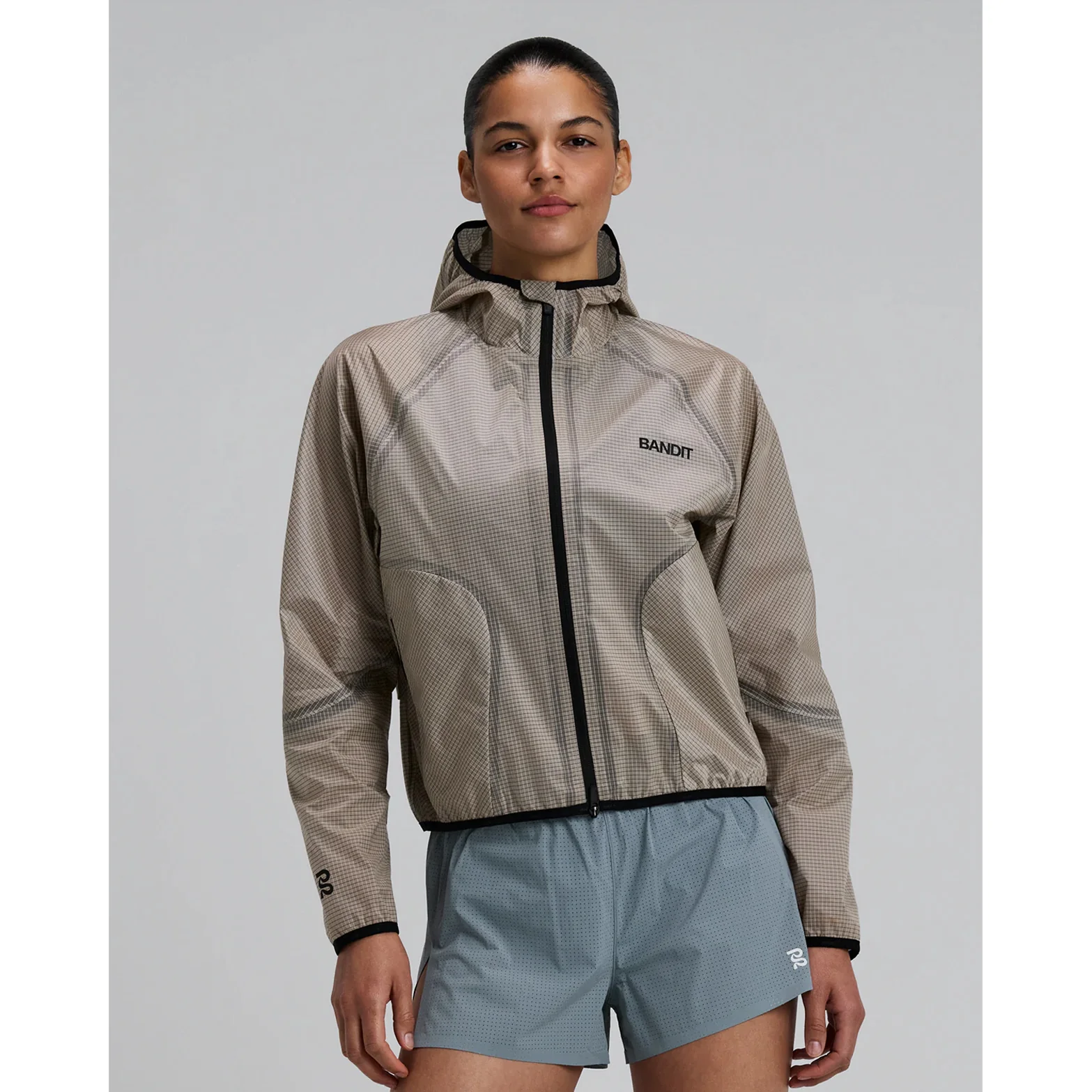 Women's VeloRip Ultralight Windproof Jacket Oatmeal - Image 2