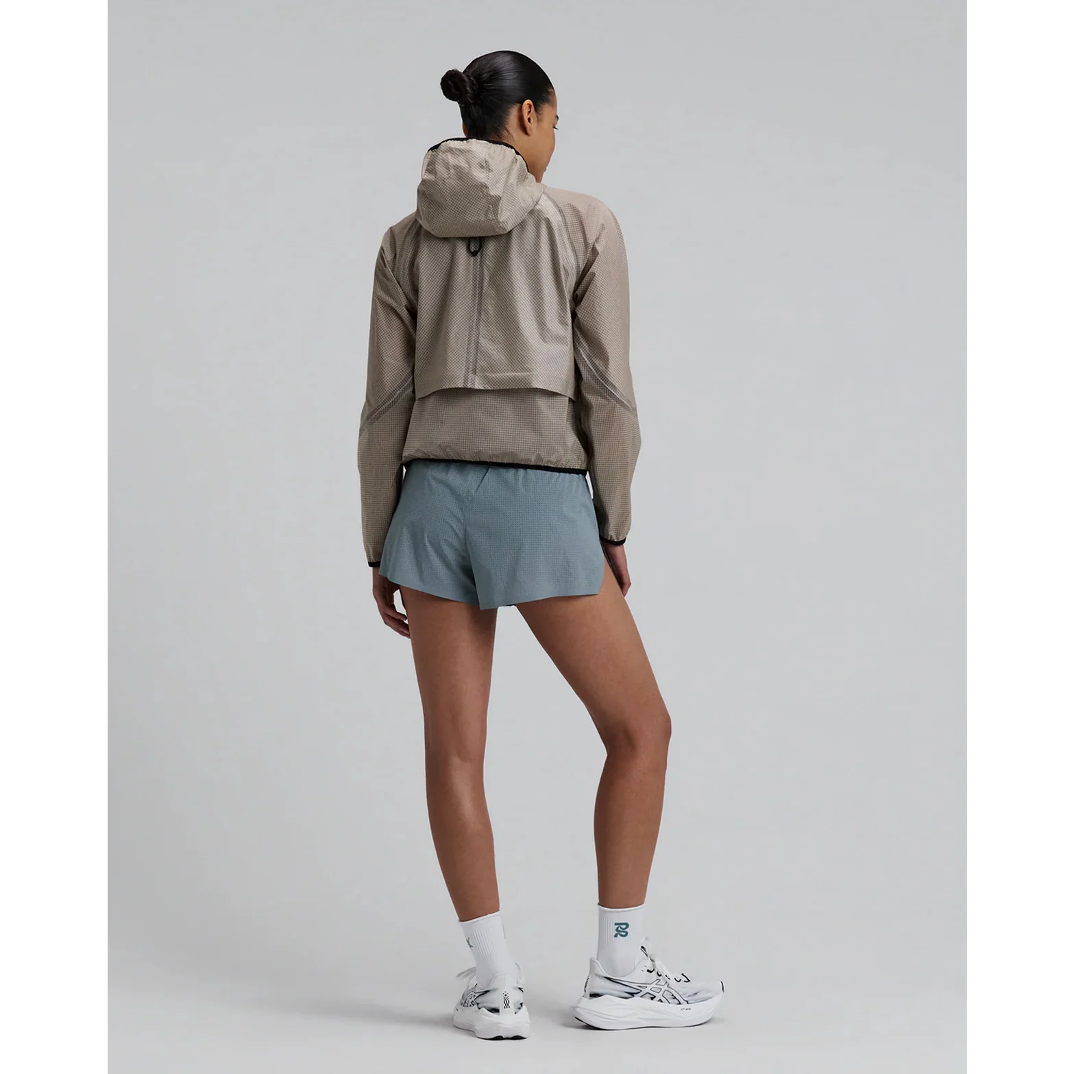 Women's VeloRip Ultralight Windproof Jacket Oatmeal - Image 9