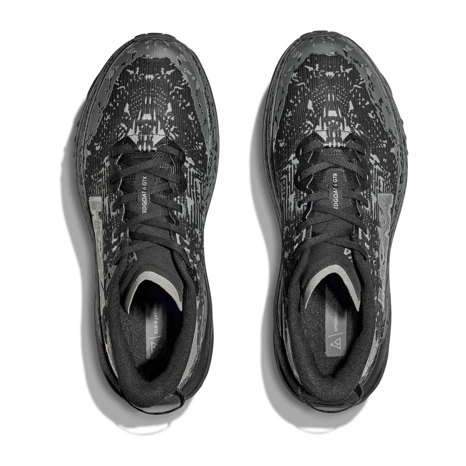 Women's Speedgoat 6 GORE-TEX Wide Fit Trail Running Shoes Black / Outer Orbit - Image 3