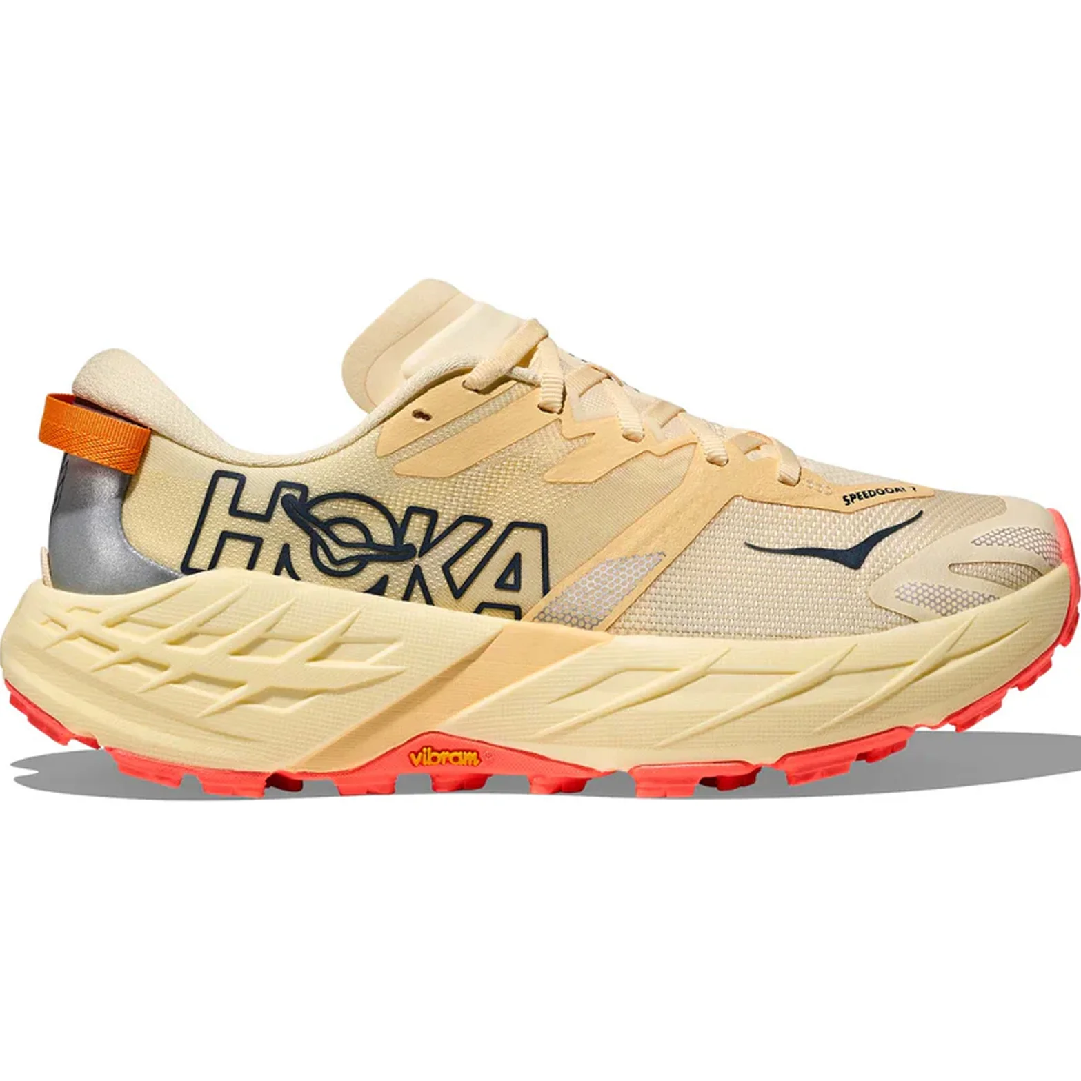Women's Speedgoat 7 Trail Running Shoes Vintage Yellow / Neon Flame