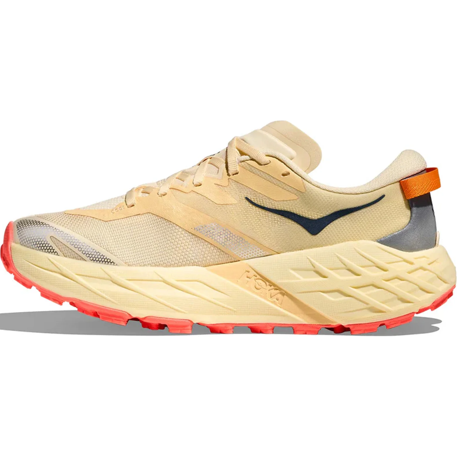 Women's Speedgoat 7 Trail Running Shoes Vintage Yellow / Neon Flame - Image 2