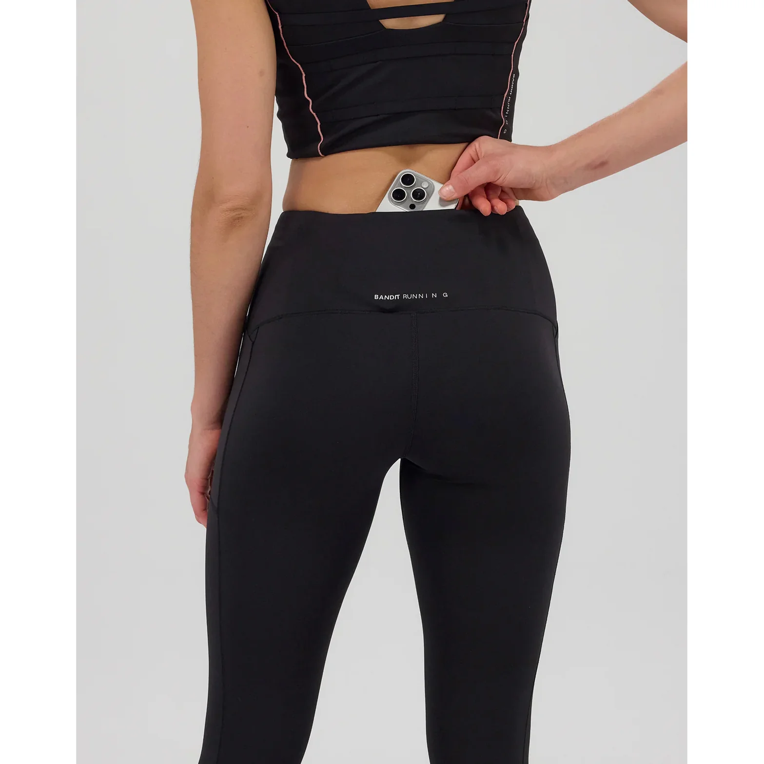 Women's Stamina Pop Stitch High Waist Leggings Black - Image 3