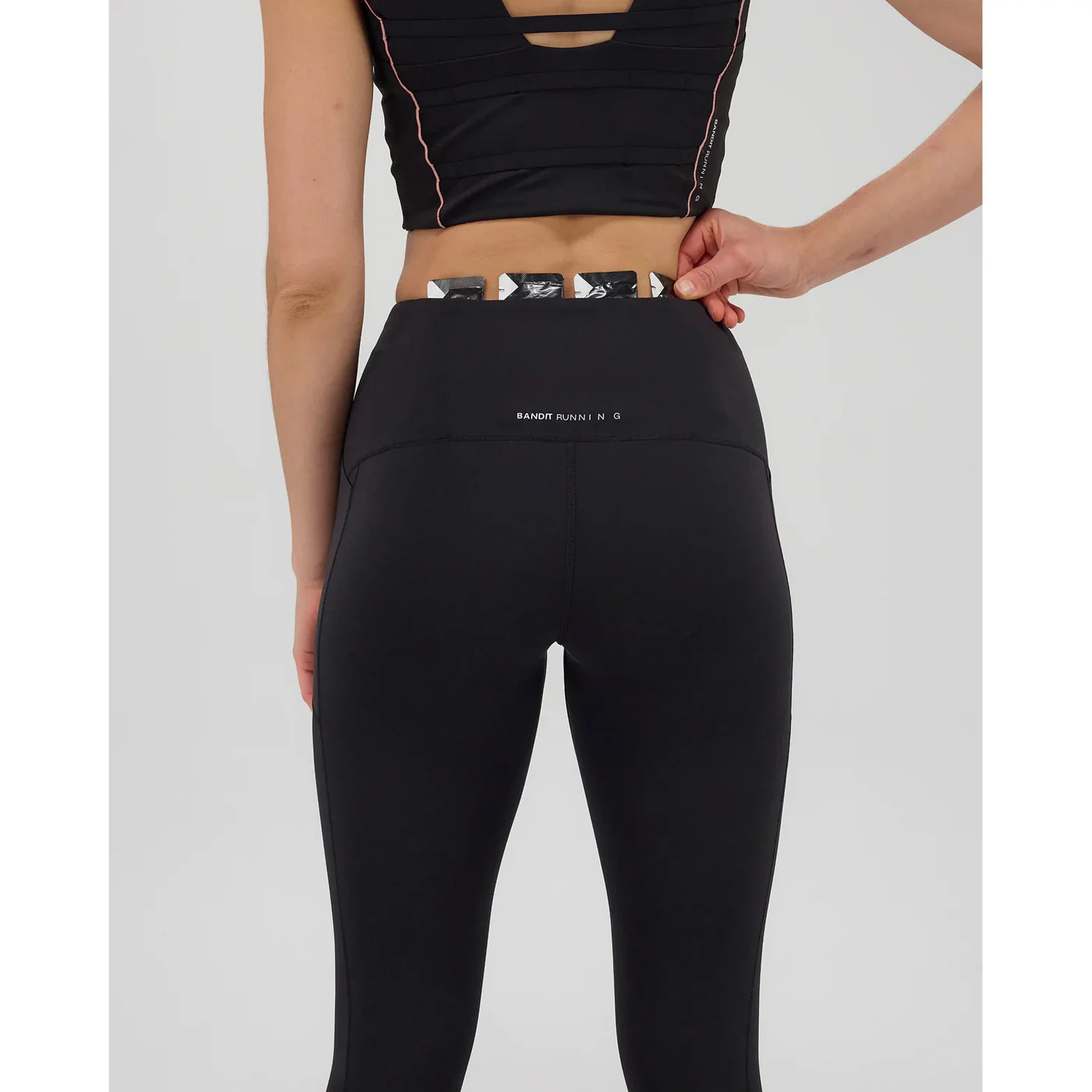 Women's Stamina Pop Stitch High Waist Leggings Black - Image 4