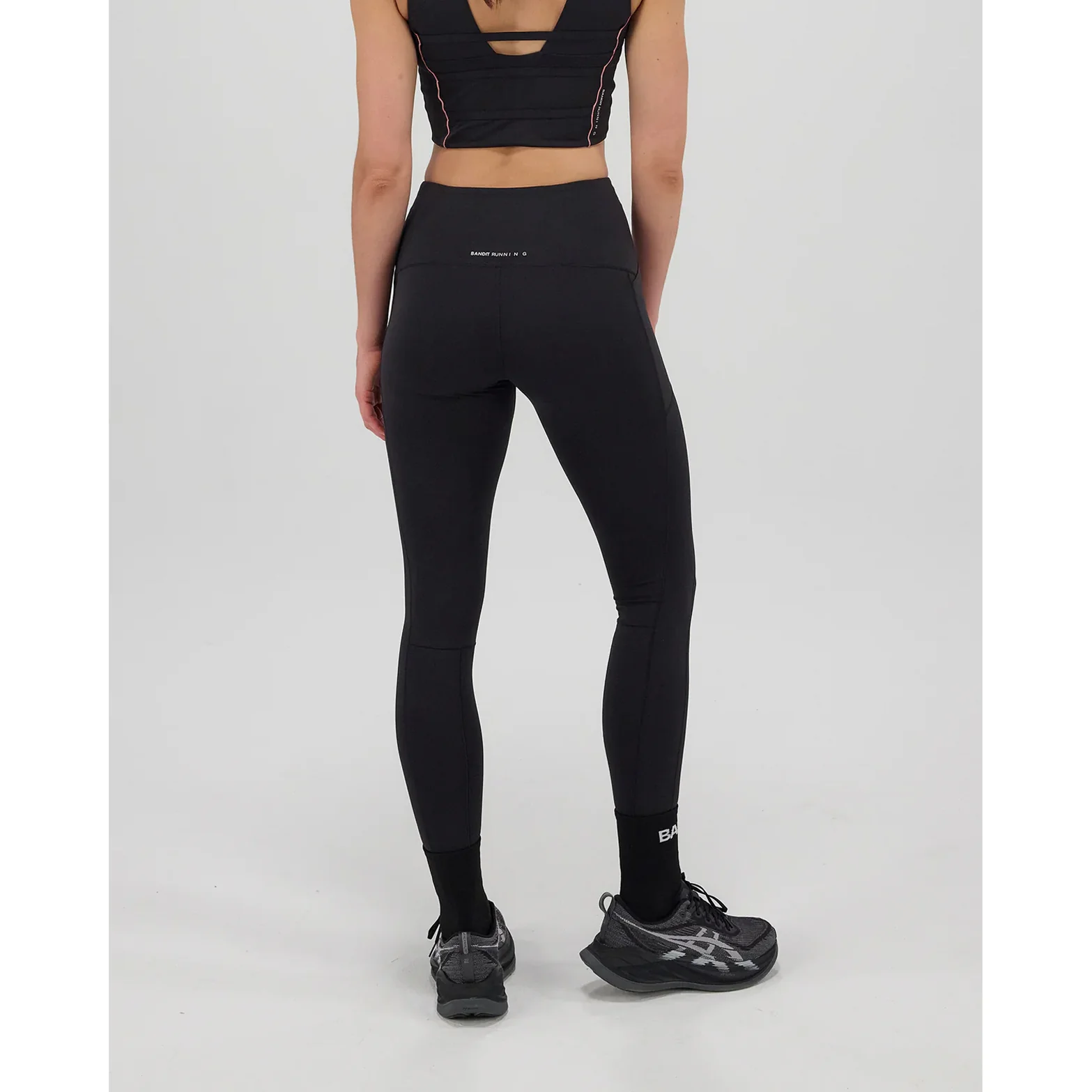 Women's Stamina Pop Stitch High Waist Leggings Black - Image 7