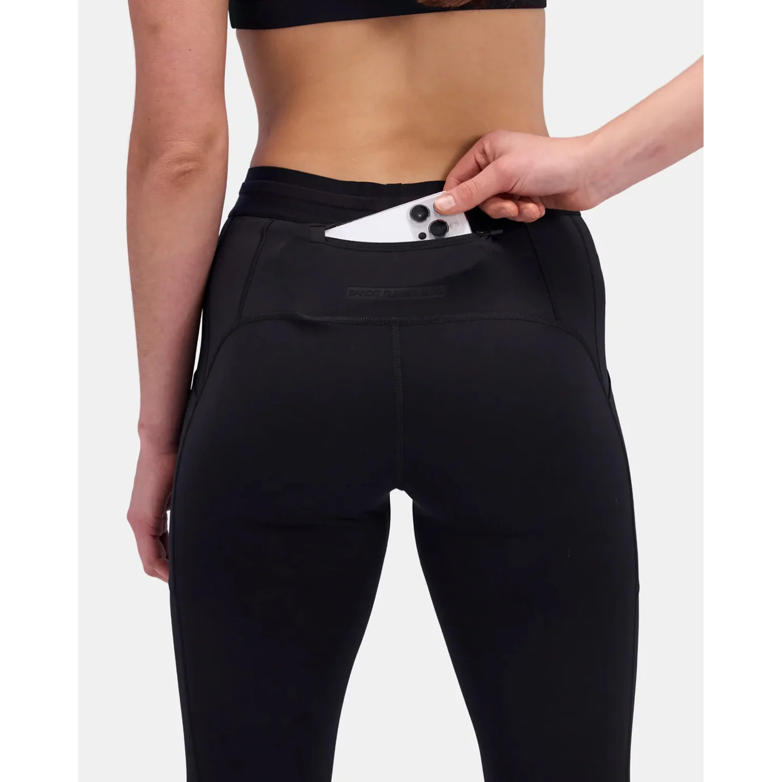 Women's Brushed Stamina Cold Weather Tights Black - Image 3