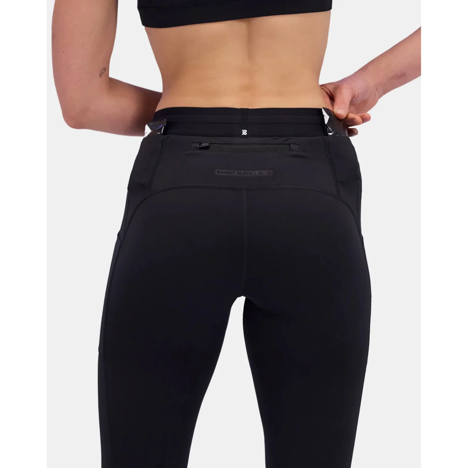 Women's Brushed Stamina Cold Weather Tights Black - Image 4